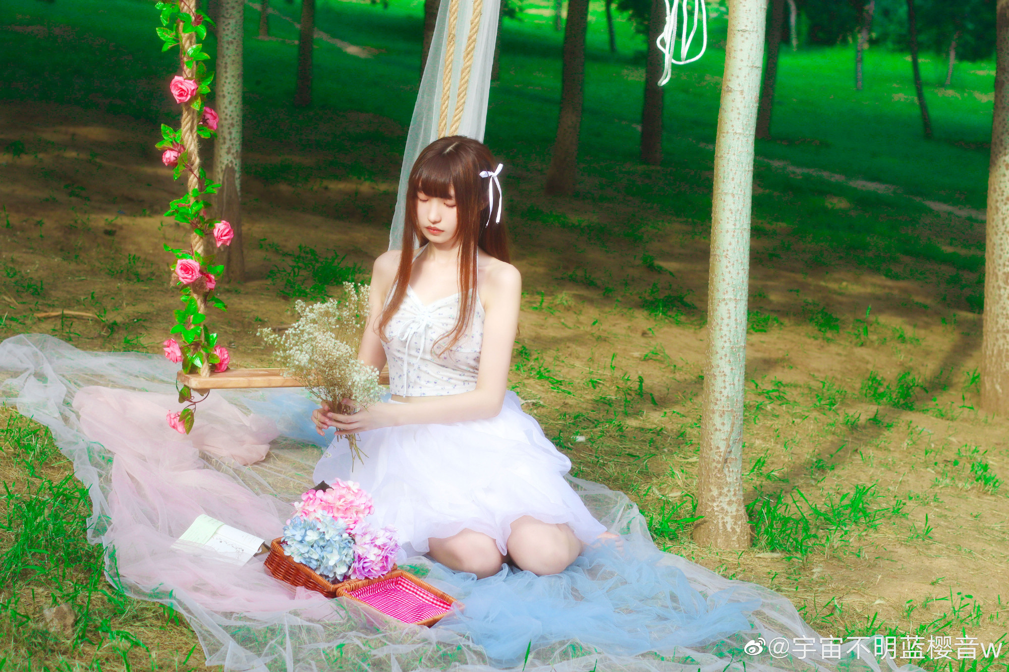 少女写真@宇宙不明蓝樱音w 摄影-第10张