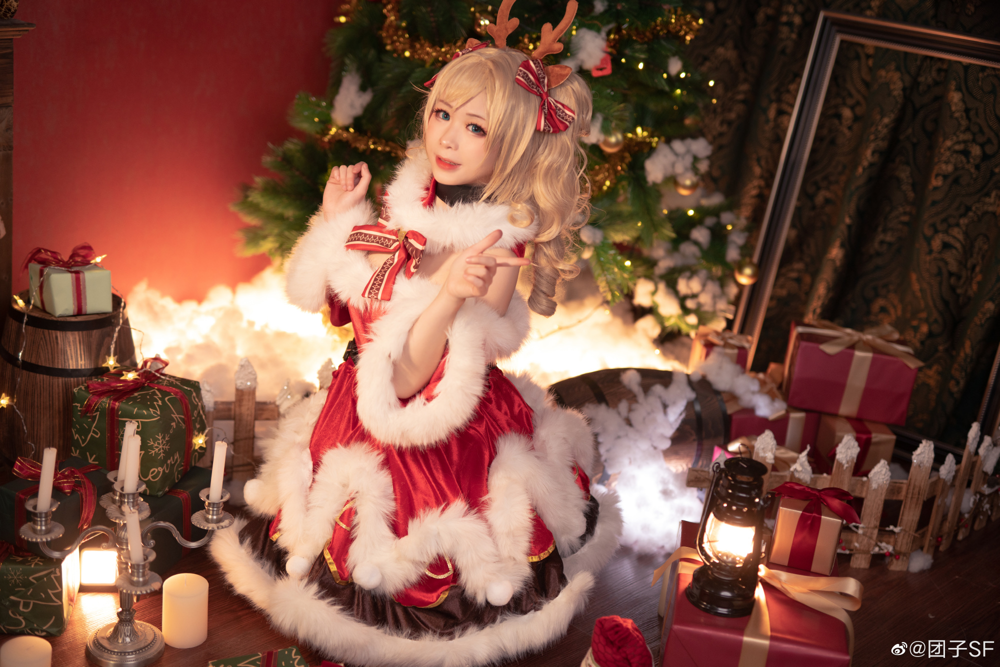 【COS】圣诞快乐⛄ ☆? ? Merry Christmas！！原神 芭芭拉@团子SF COSPLAY-第2张