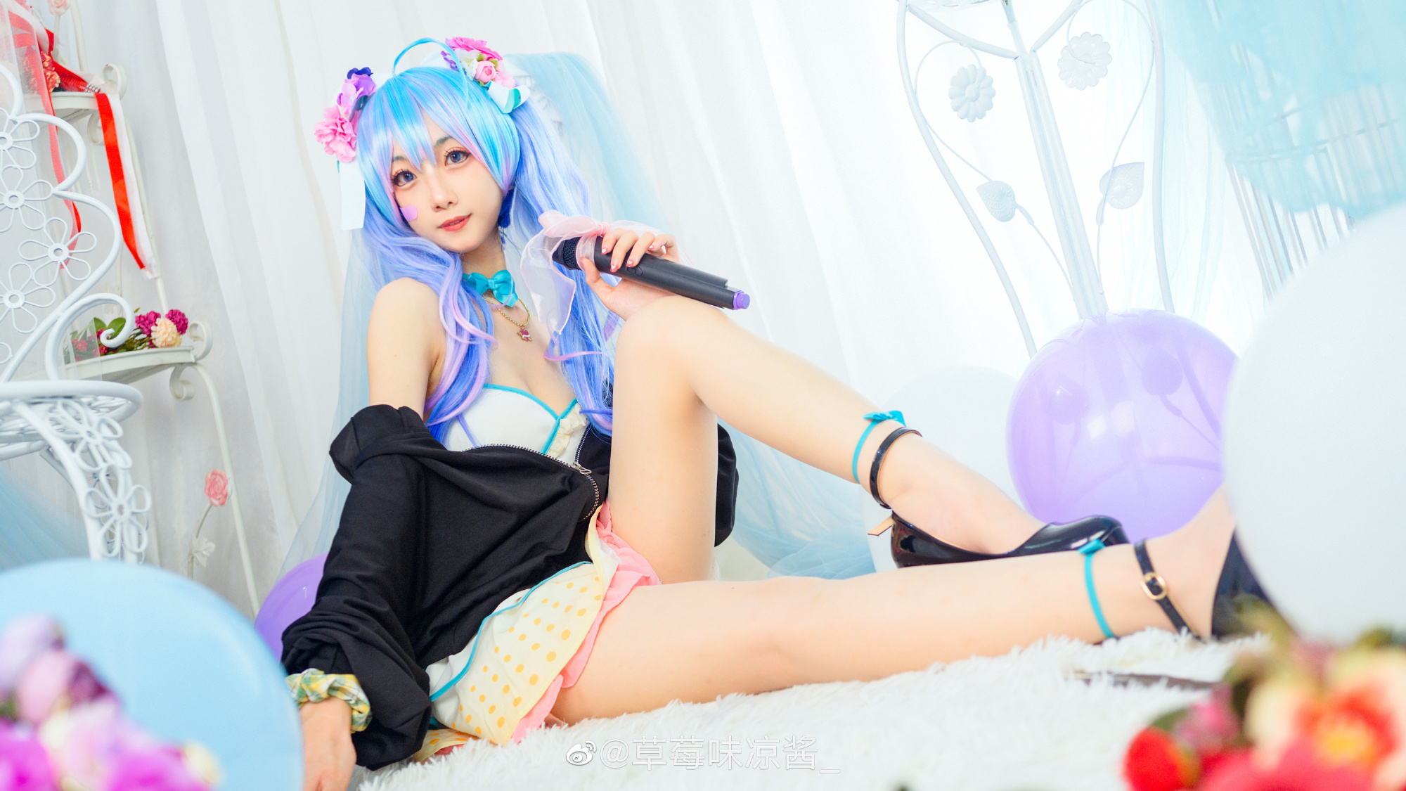 初音未来 初音爱言叶Ⅲcos@草莓味凉酱_ COSPLAY-第6张