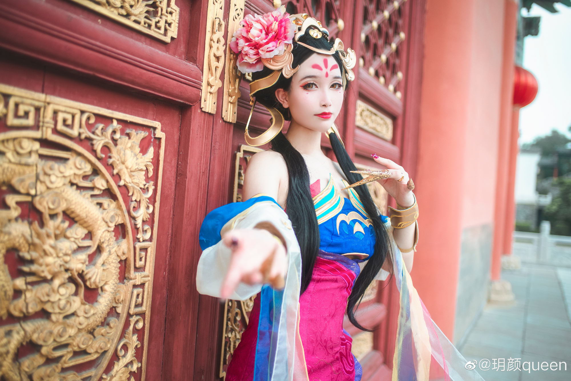 [COS]杨玉环霓裳曲 春江花月照人生无穷，弦音流转听山河入梦? COSPLAY-第4张