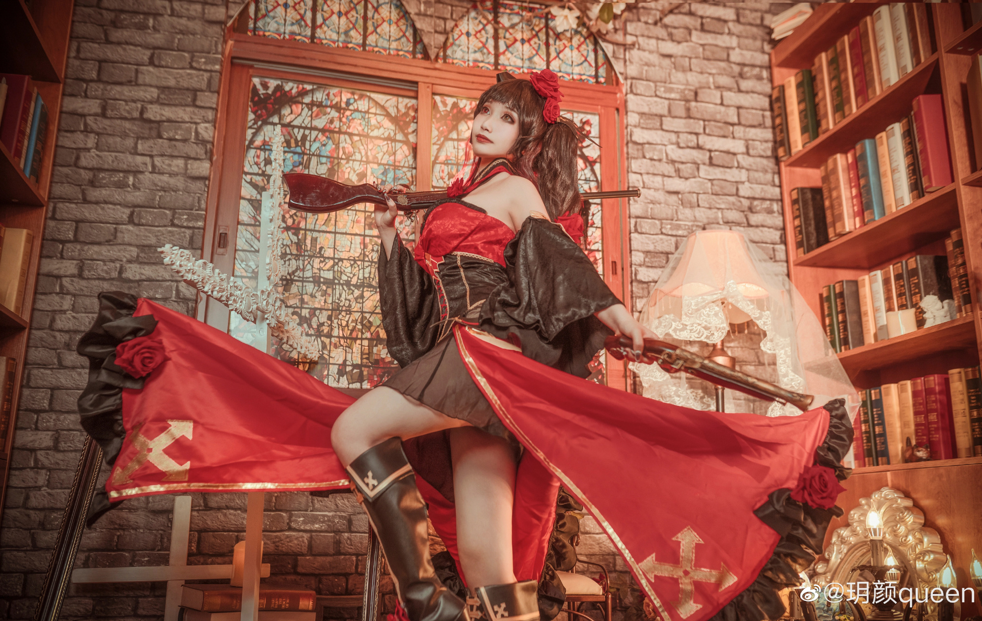 狂三猩红梦魇cos正片@玥颜queen COSPLAY-第9张