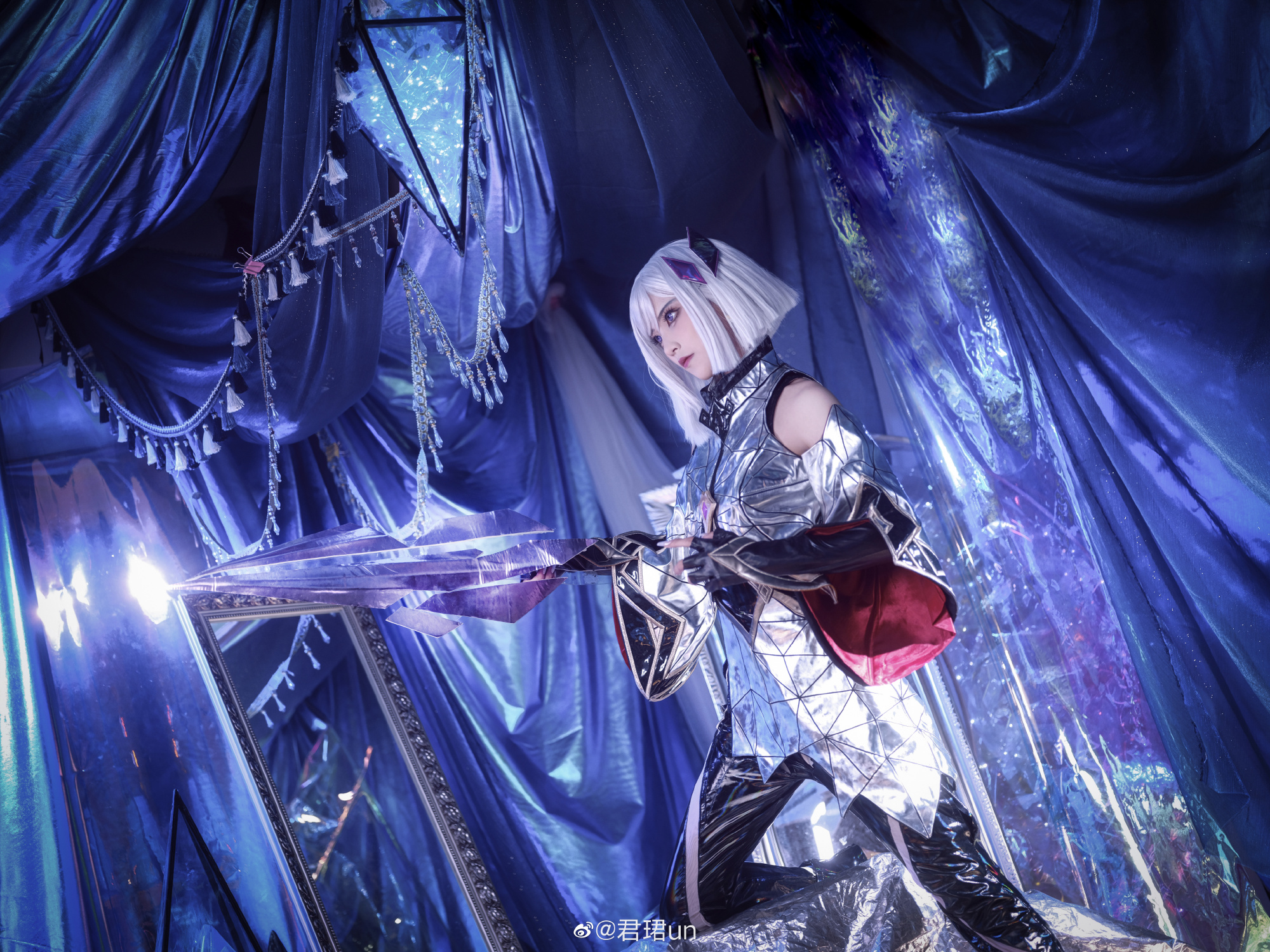cos正片 王者荣耀 东方镜 自我之像，犹在镜中 @君珺un COSPLAY-第10张