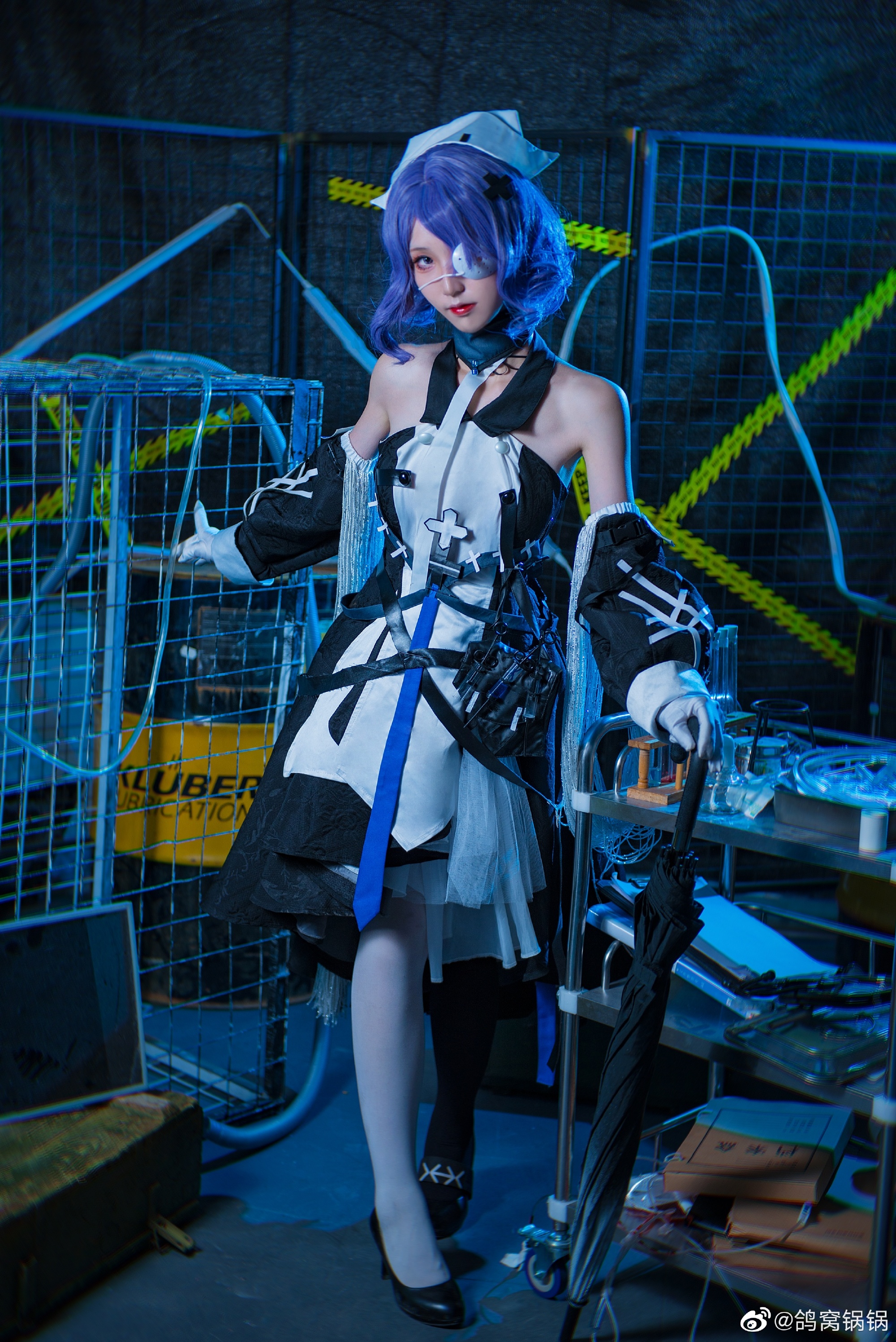 【COS】下午茶与工作的时间 明日方舟 絮雨cos正片@鸽窝锅锅 COSPLAY-第8张