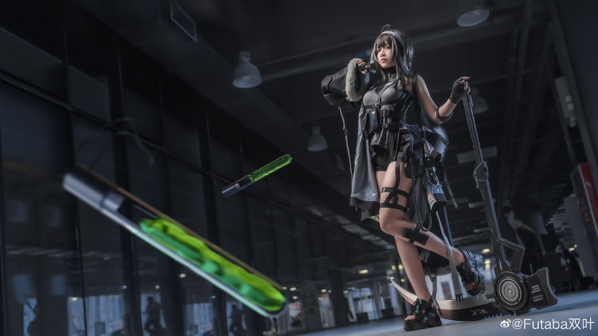 接下来可不能走神了呢。 明日方舟 羽毛笔@Futaba双叶 COSPLAY-第5张