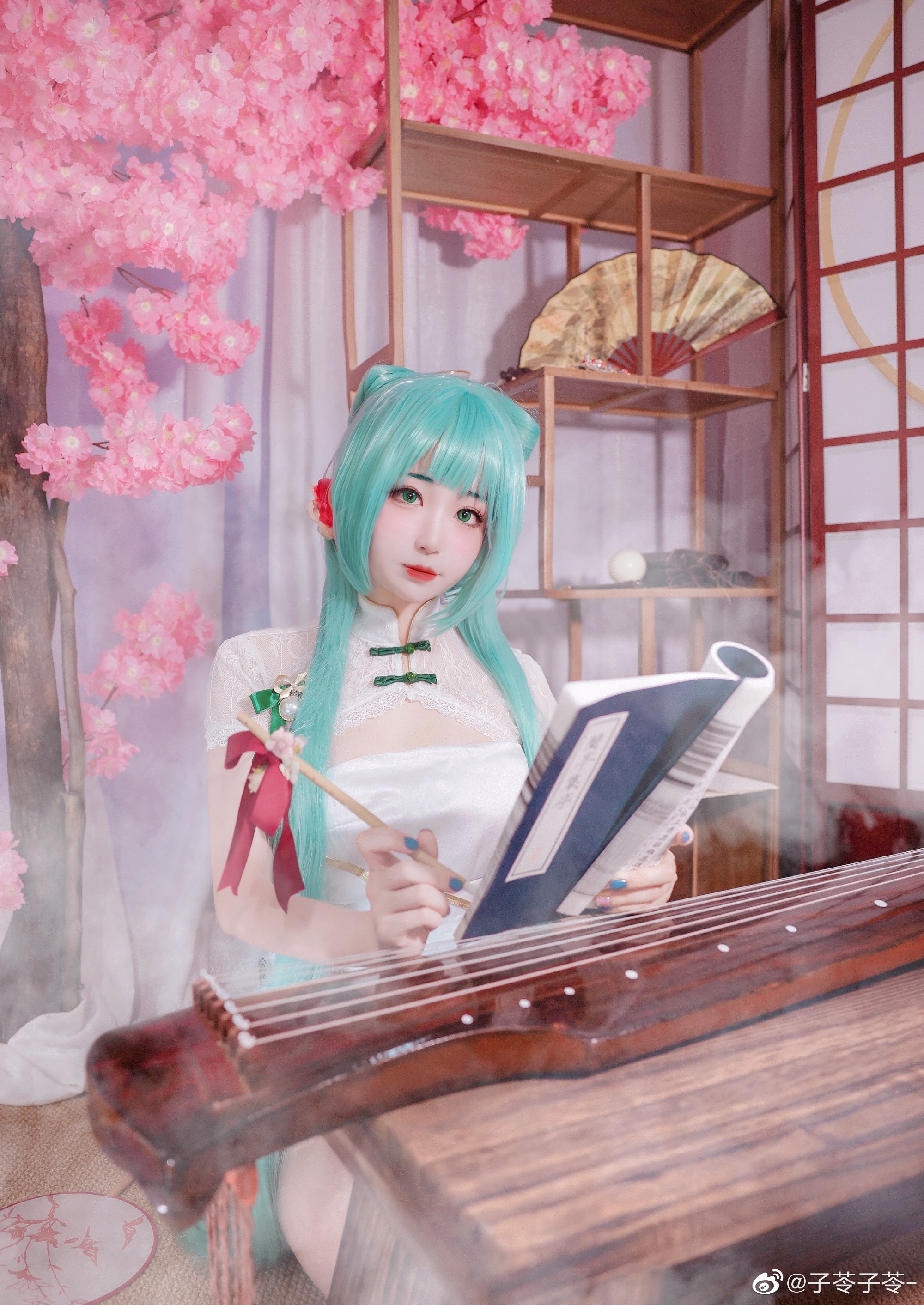 初音未来 ?初音·韶华?@子苓子苓- COSPLAY-第2张