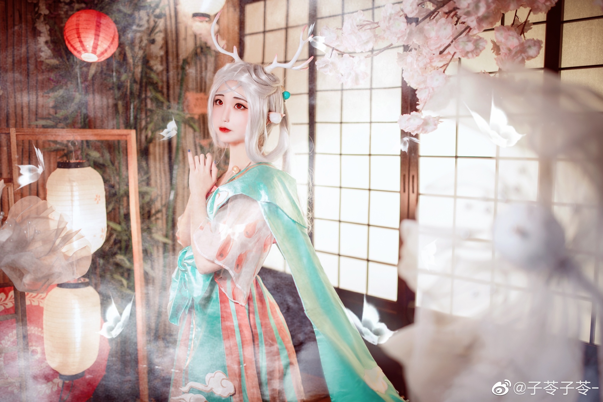 万物有灵，生生不息 王者荣耀 遇见神鹿 瑶瑶@子苓子苓- COSPLAY-第8张