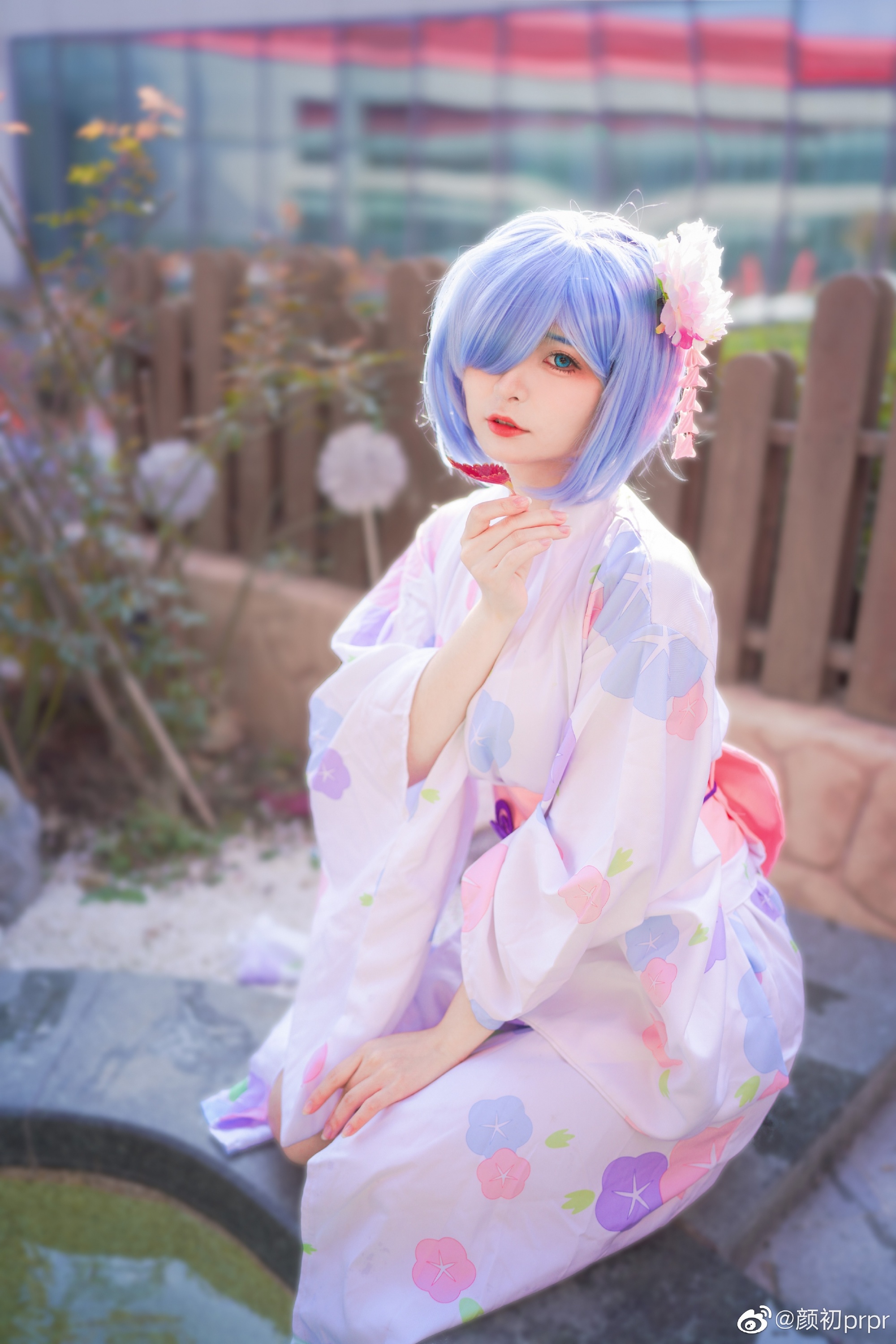 re:从零开始的异世界生活 蕾姆浴衣@颜初prpr COSPLAY-第2张