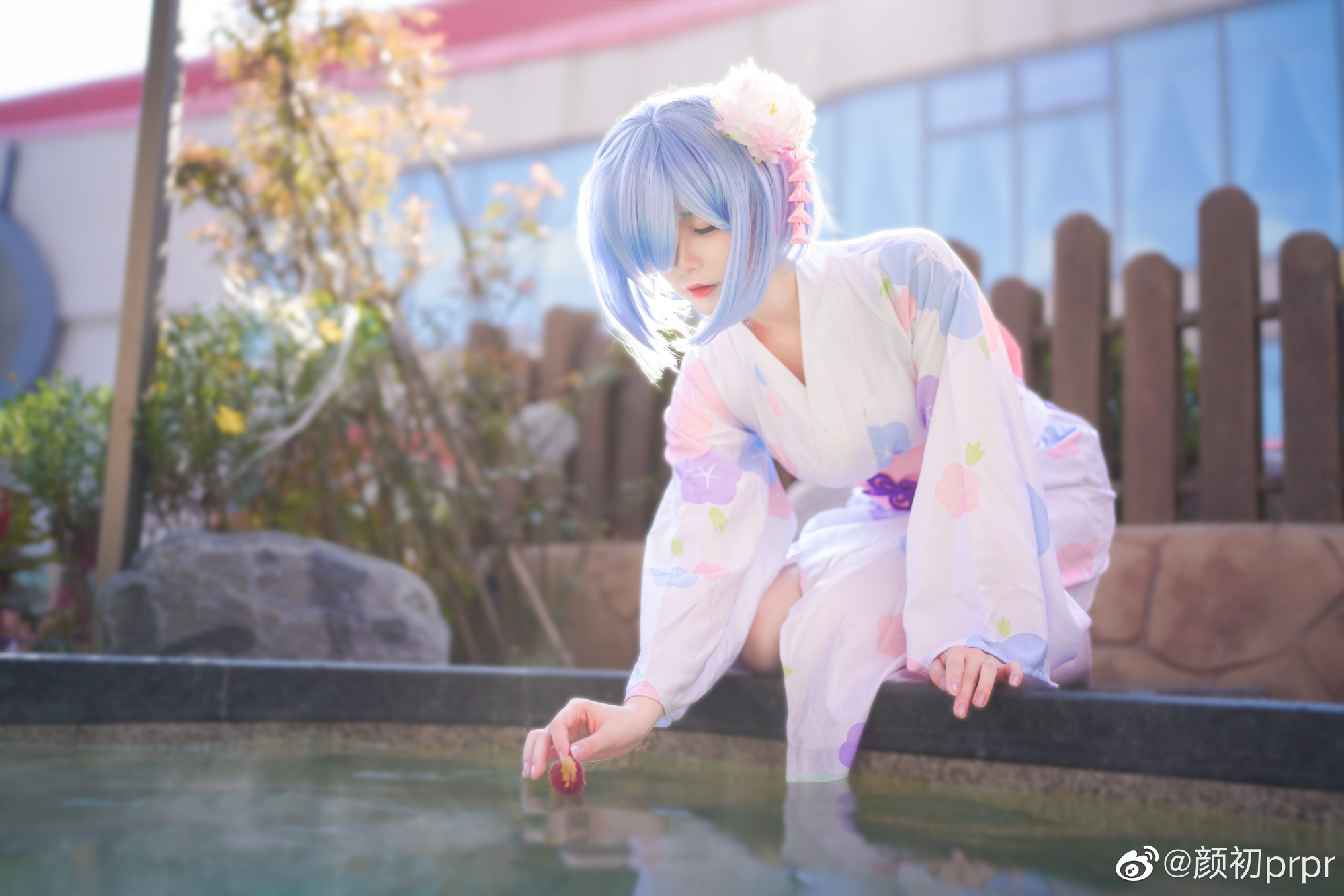 re:从零开始的异世界生活 蕾姆浴衣@颜初prpr COSPLAY-第4张