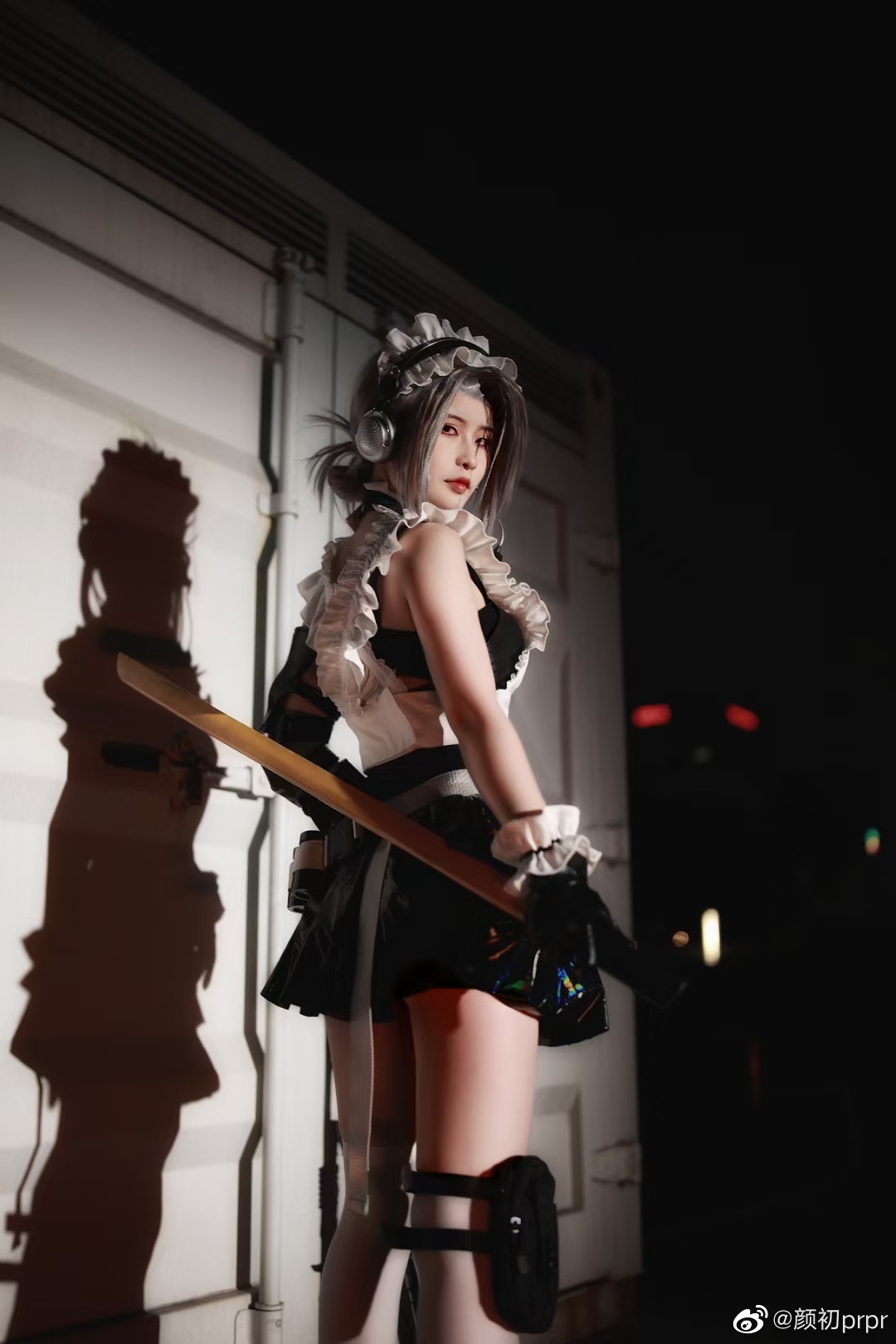 【COS】战斗女仆 方块乐意为您效劳，主人@颜初prpr COSPLAY-第6张