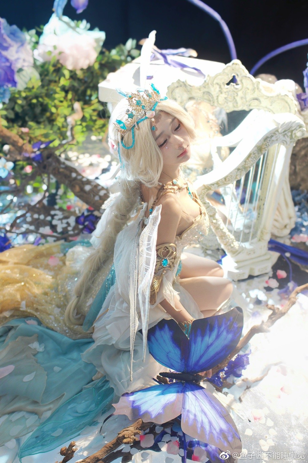 第一次玩逆水寒手游，角色真的都好好看呀！ 逆水寒@鱼子酱不能睡懒觉 COSPLAY-第11张