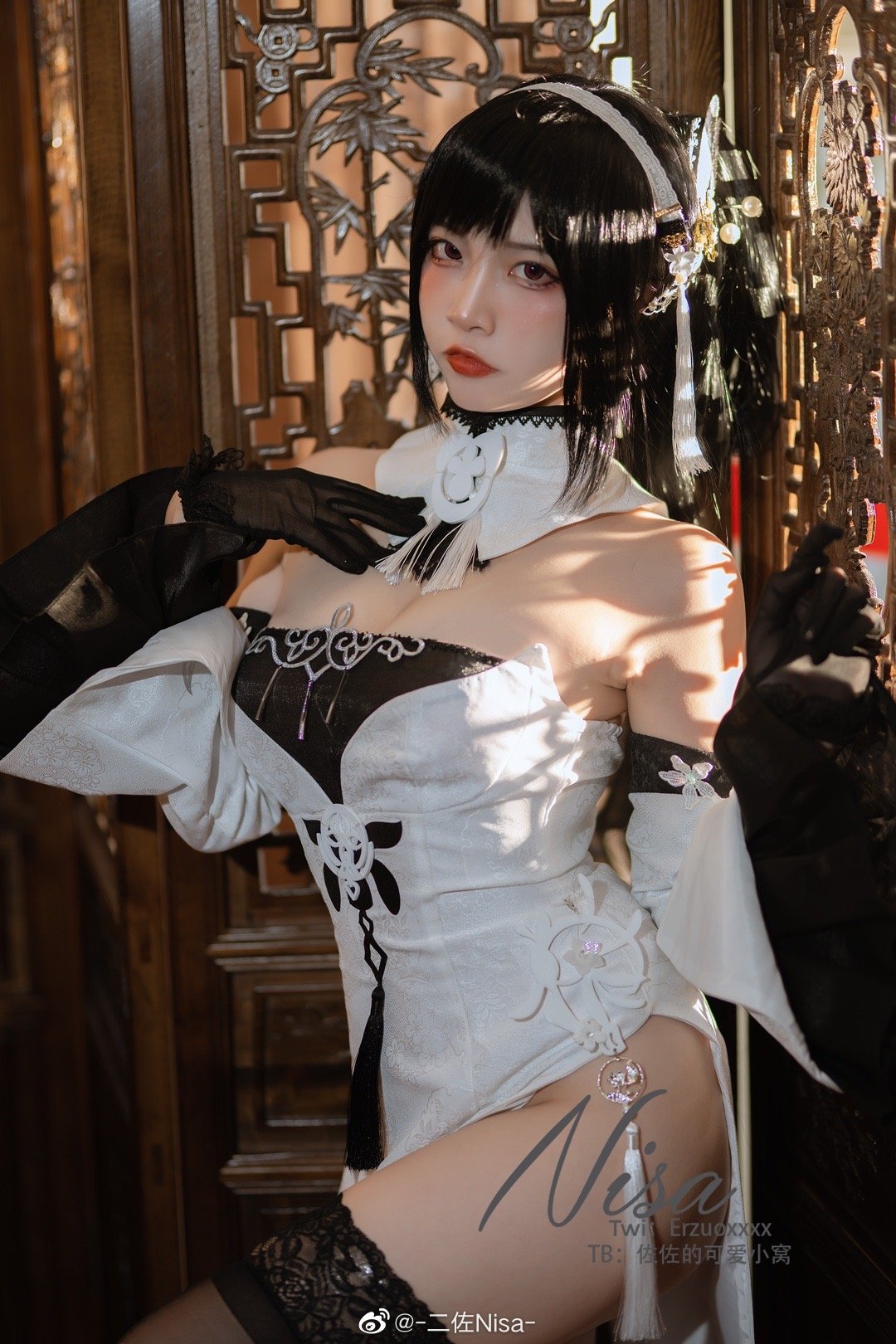 【cos正片】你就是指挥官，这个港区的“头脑”吗？ 碧蓝航线 镇海@-二佐Nisa- COSPLAY-第10张