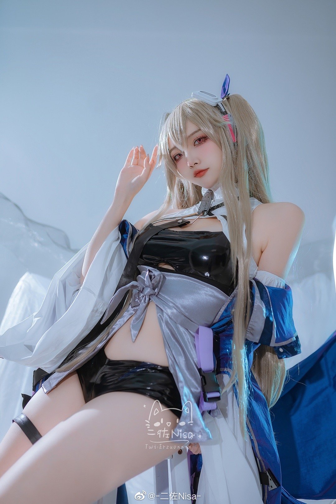 指挥…官？老师…？嗯，老师！安克雷奇，喜欢老师…！ 碧蓝航线 安克雷奇@-二佐Nisa- COSPLAY-第4张