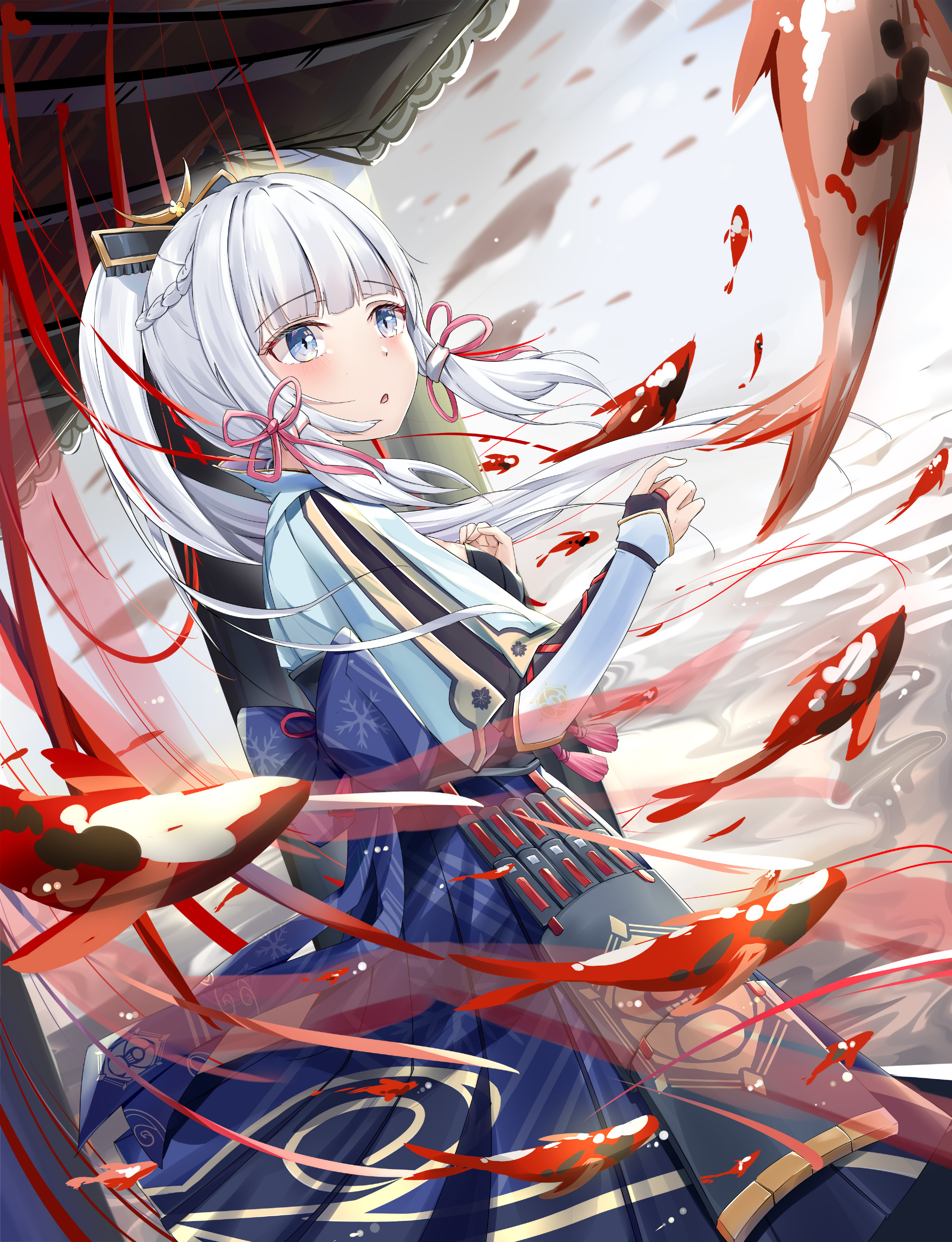 【P站插画】原神  “容姿端丽，品行高洁”的神里凌华 插画壁纸特辑 P站美图-第10张