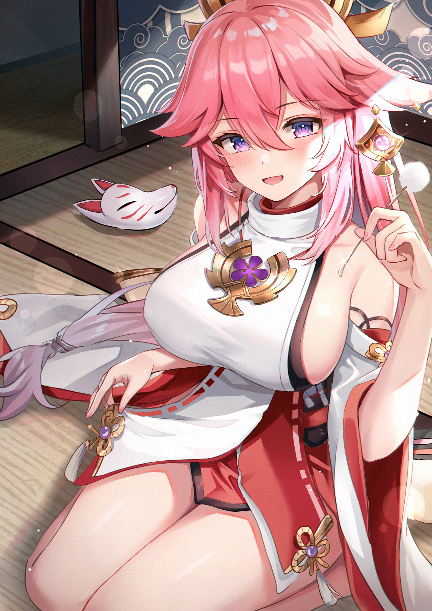【P站插画美图】原神 八重神子插画特辑 狐耳你喜欢吗？ P站美图-第11张
