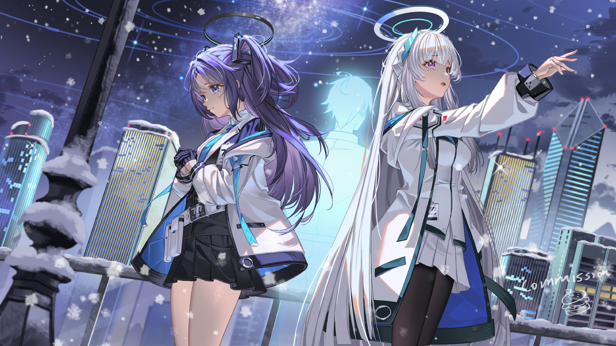 【P站美图】碧蓝档案 圣园弥香 伊落マリー 虚拟主播 湊阿库娅 插画壁纸推荐 P站美图-第11张