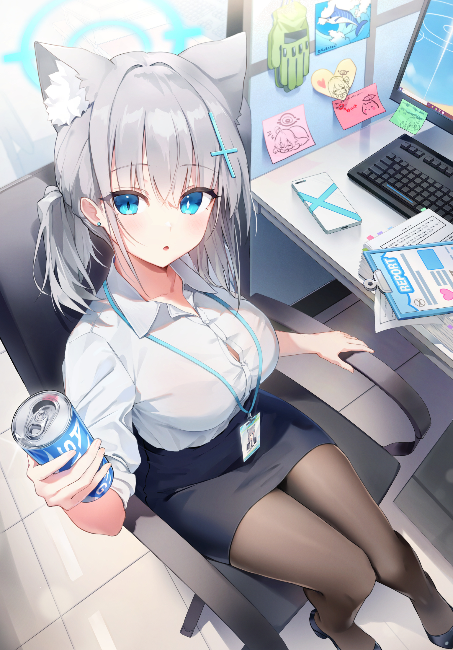 【P站画师】白丝少女 白洲梓 飞鸟马时 日本插画师MILTEA的美图壁纸作品推荐 P站画师-第2张