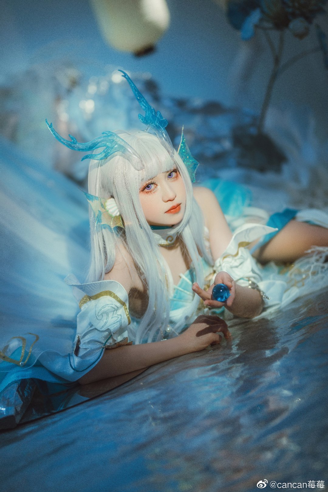 【COS】王者荣耀 西施 游龙清影@cancan莓莓 COSPLAY-第2张