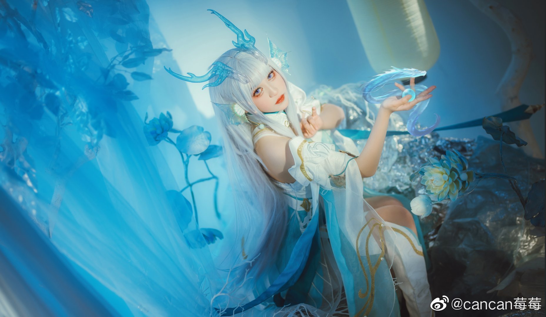 【COS】王者荣耀 西施 游龙清影@cancan莓莓 COSPLAY-第6张