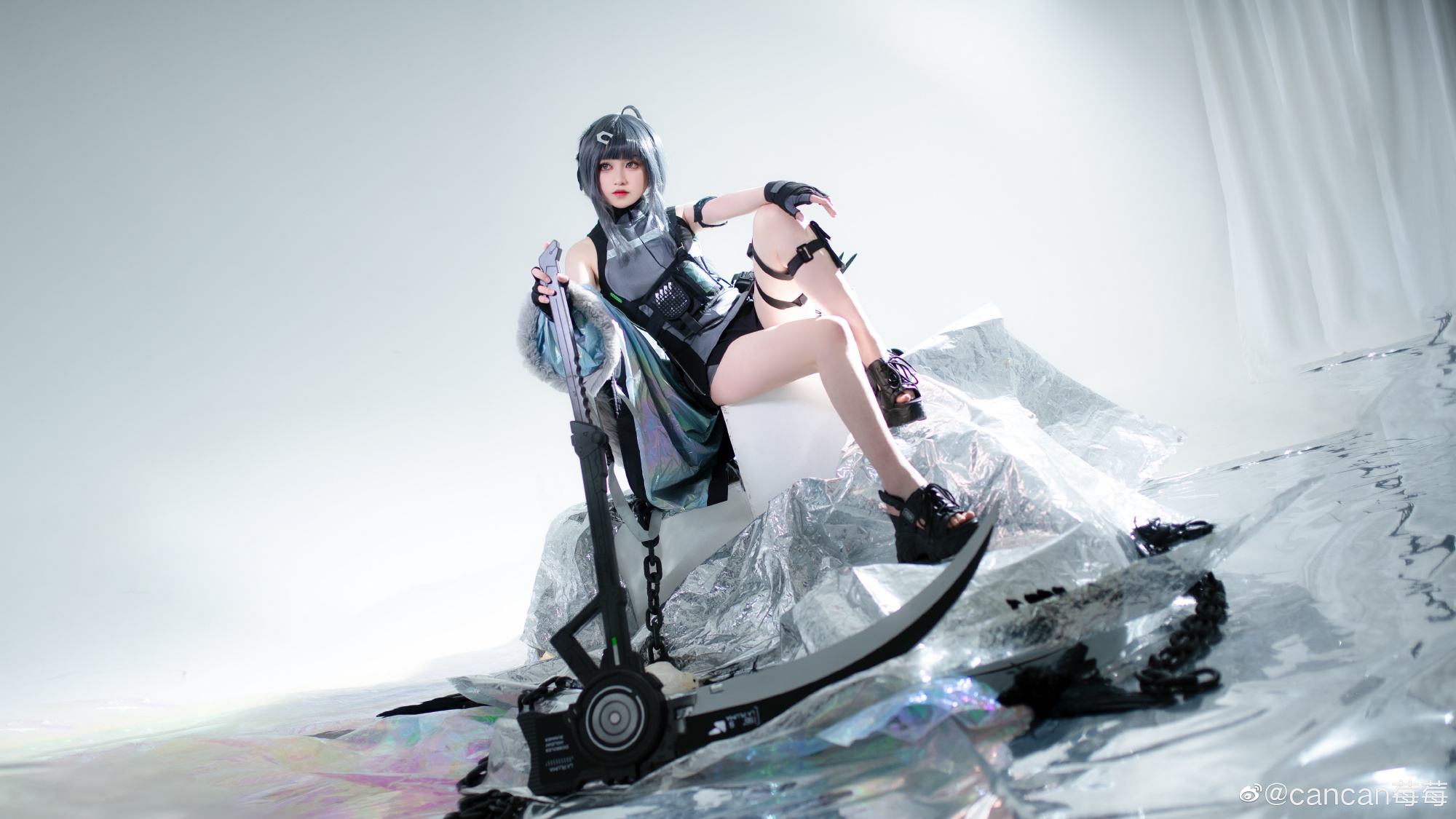 【COS正片】明日方舟超话 羽毛笔@cancan莓莓 COSPLAY-第7张