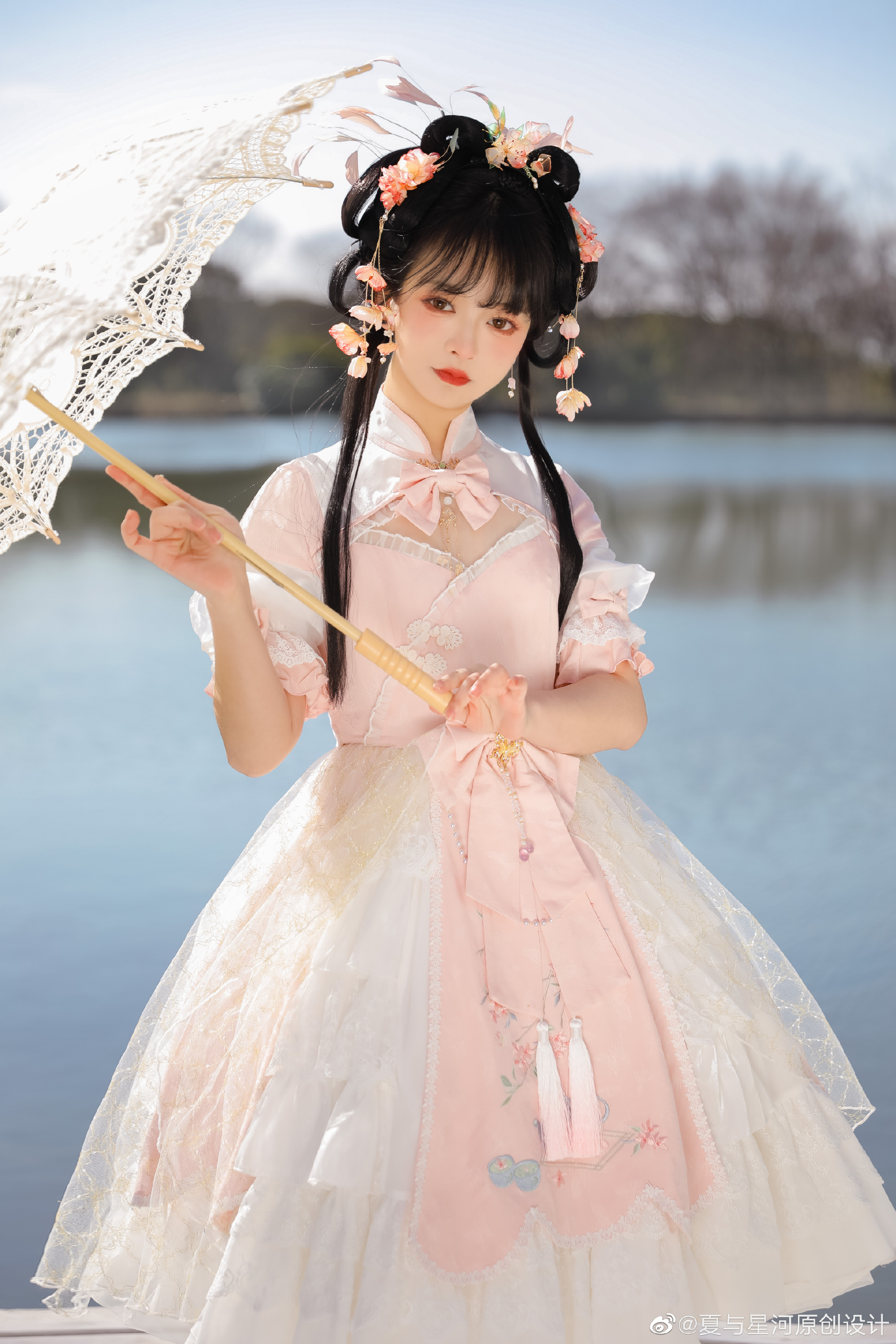 图片[2]-LOLITA装扮 又见春茶绿，十里闻茶香@夏与星河原创设计-米哈社