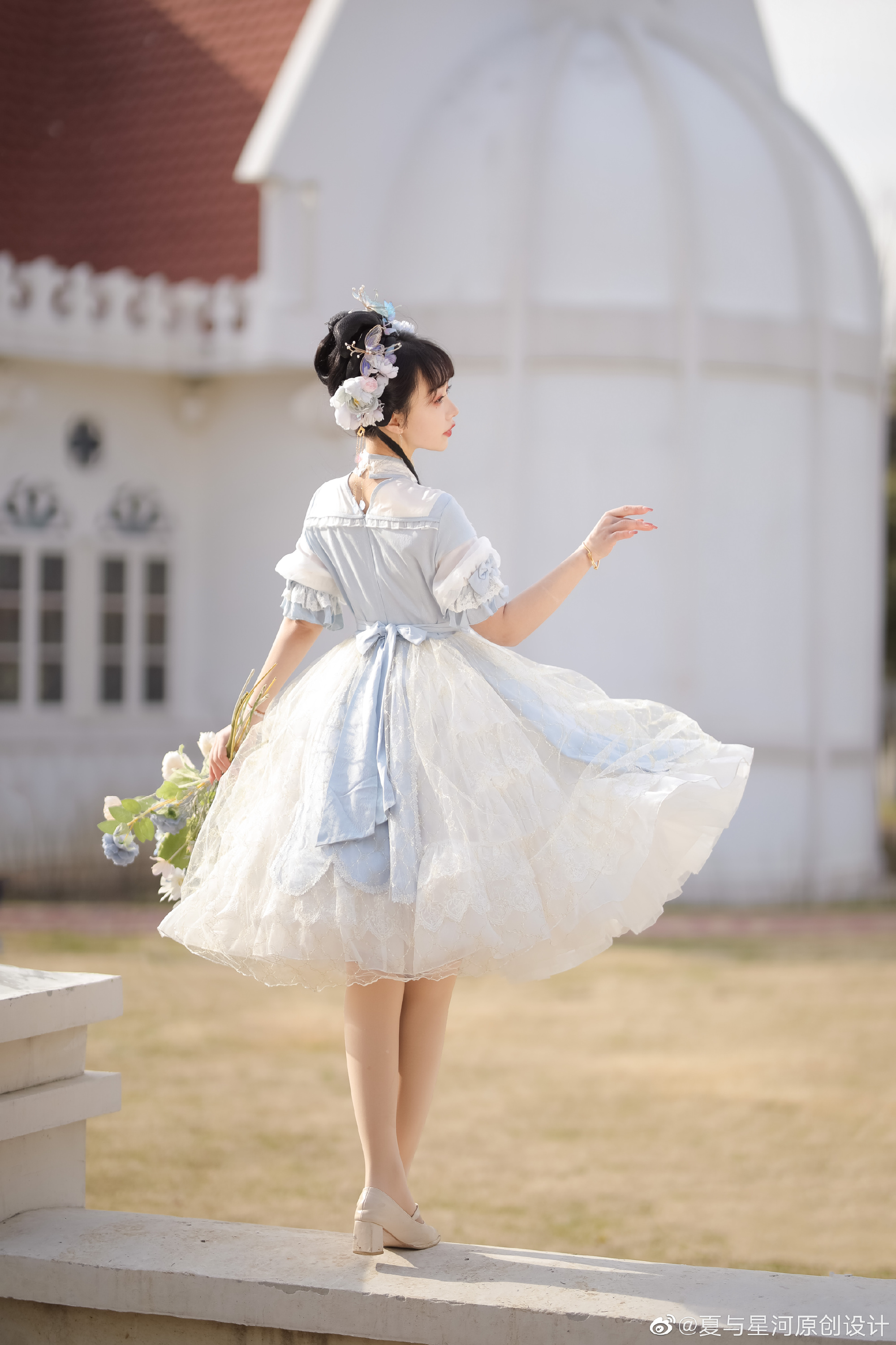图片[4]-LOLITA装扮 又见春茶绿，十里闻茶香@夏与星河原创设计-米哈社