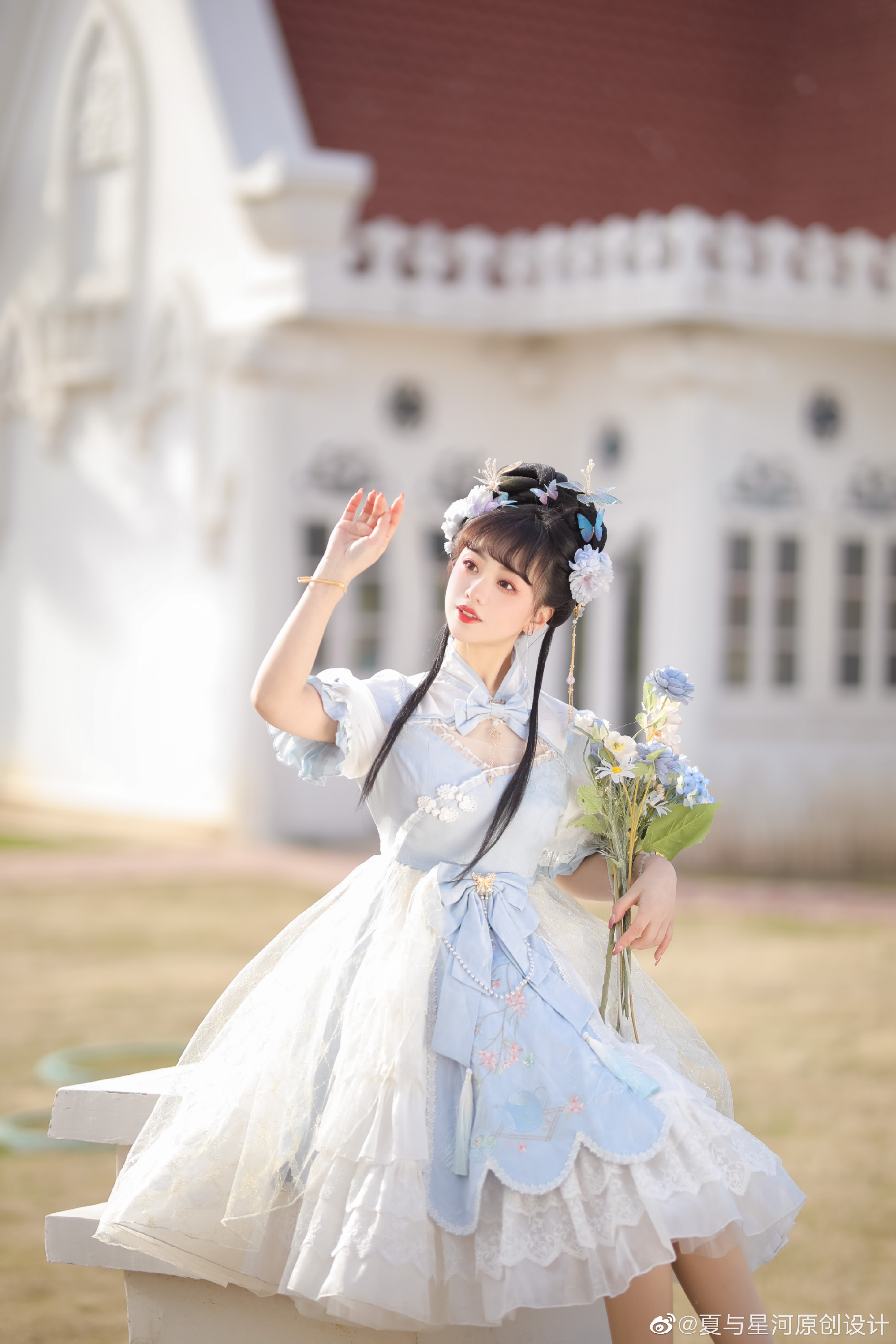 图片[5]-LOLITA装扮 又见春茶绿，十里闻茶香@夏与星河原创设计-米哈社