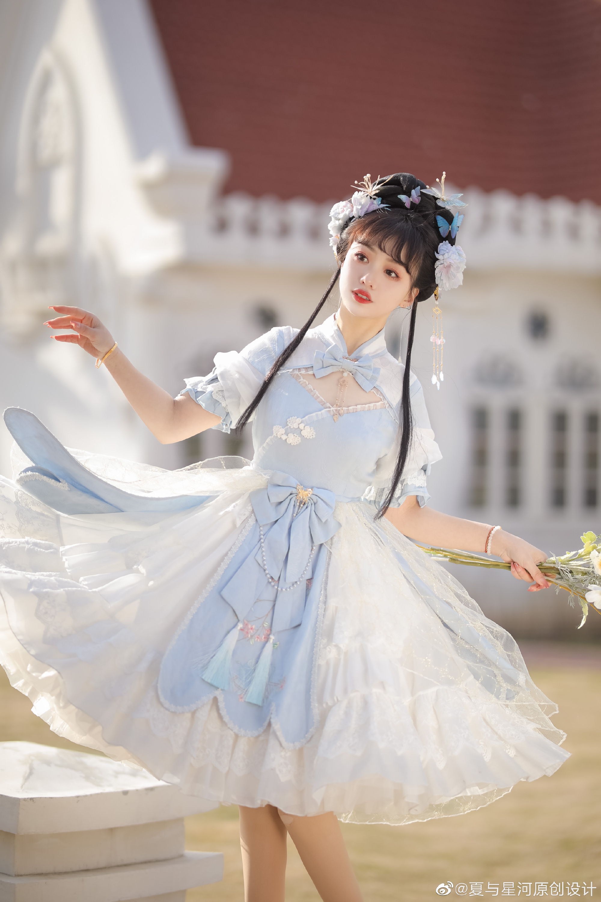 图片[6]-LOLITA装扮 又见春茶绿，十里闻茶香@夏与星河原创设计-米哈社