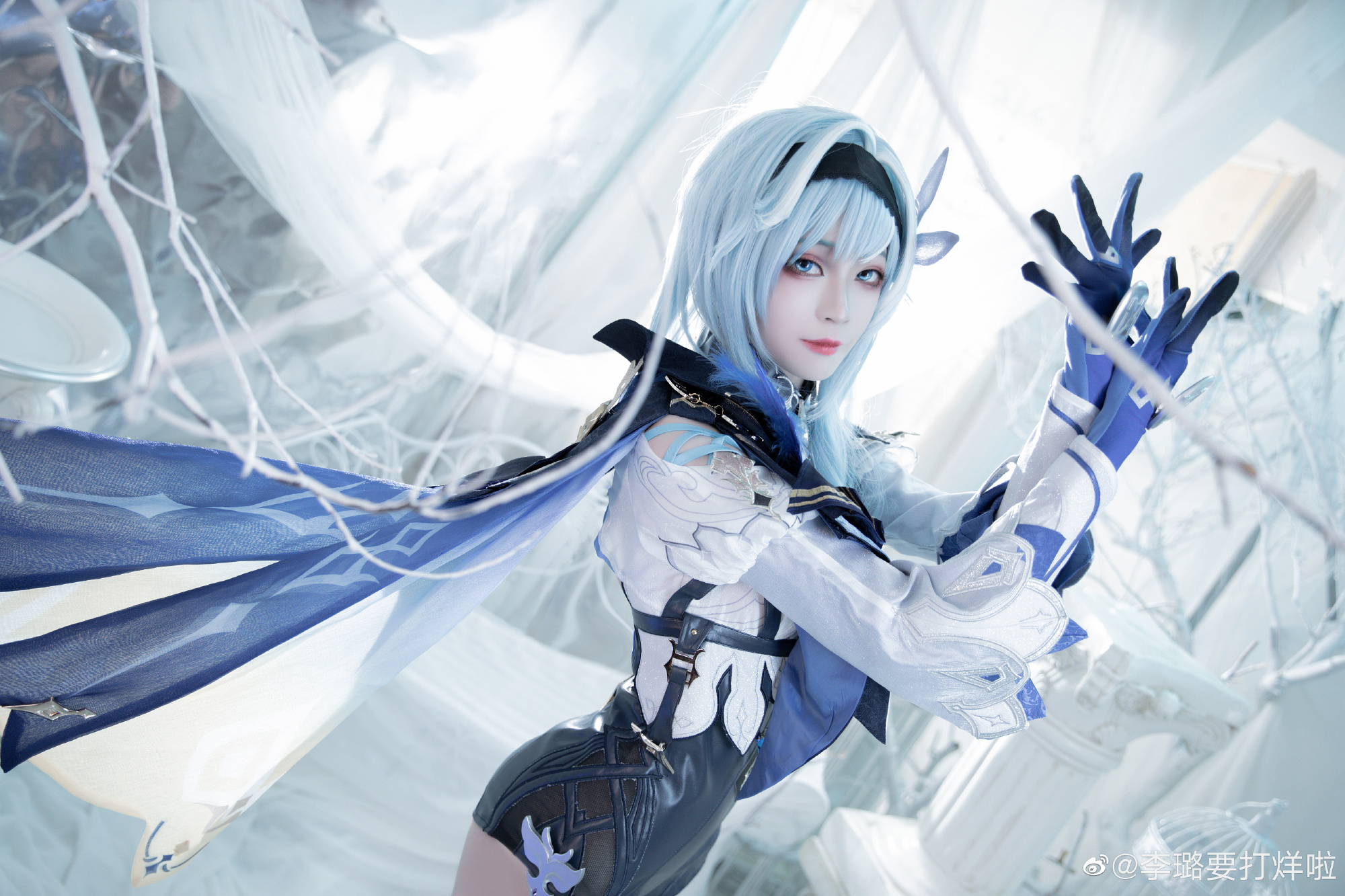 【原神cos】这个仇，我记下了，所以来和罪人共舞一曲吧。 原神 优菈正片@颜良十八岁 COSPLAY-第5张