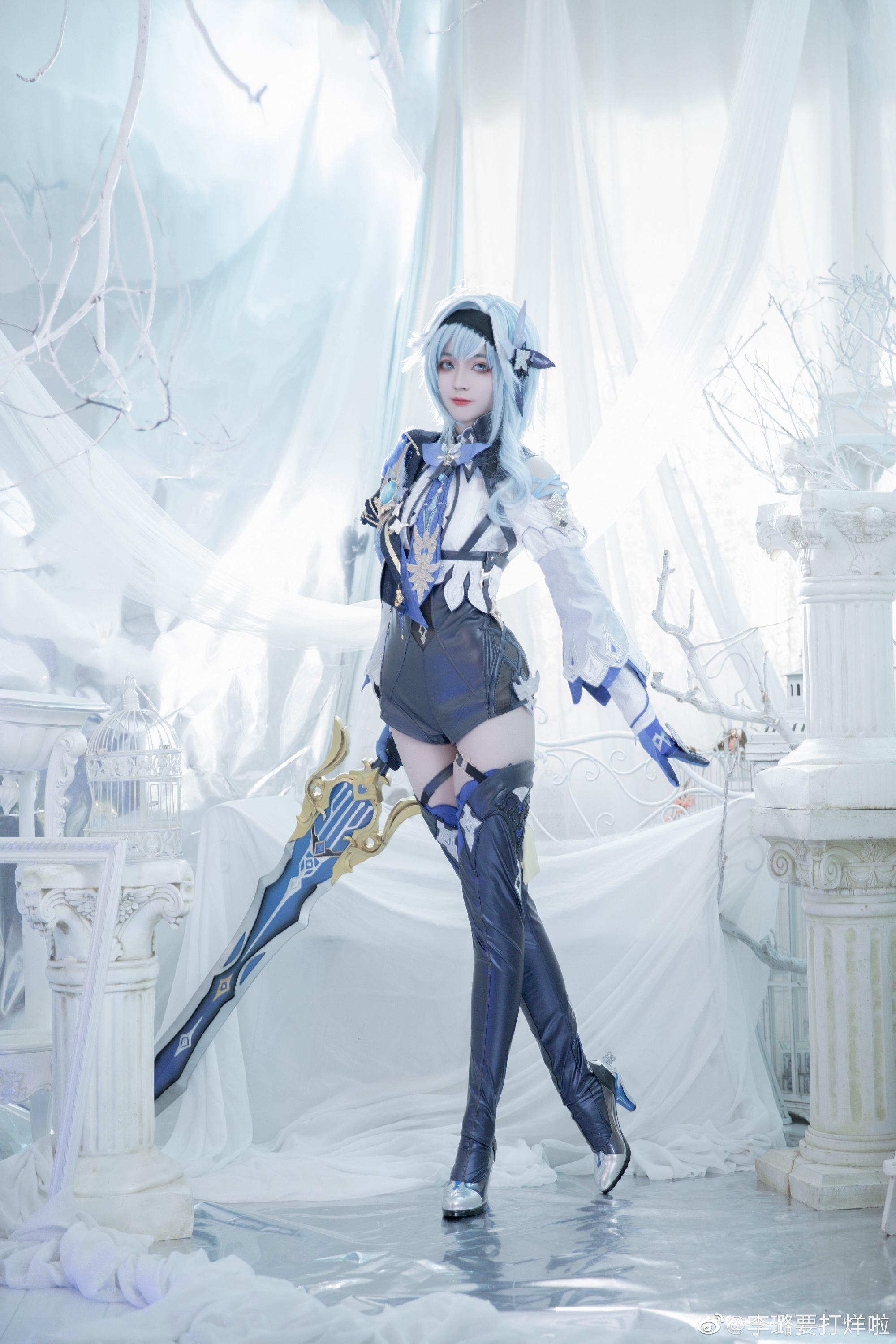 【原神cos】这个仇，我记下了，所以来和罪人共舞一曲吧。 原神 优菈正片@颜良十八岁 COSPLAY-第7张