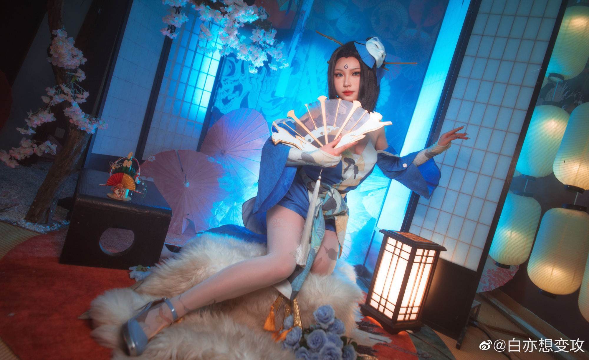 【COS】王者荣耀 不知火舞魅语cos@白亦想变攻 COSPLAY-第12张