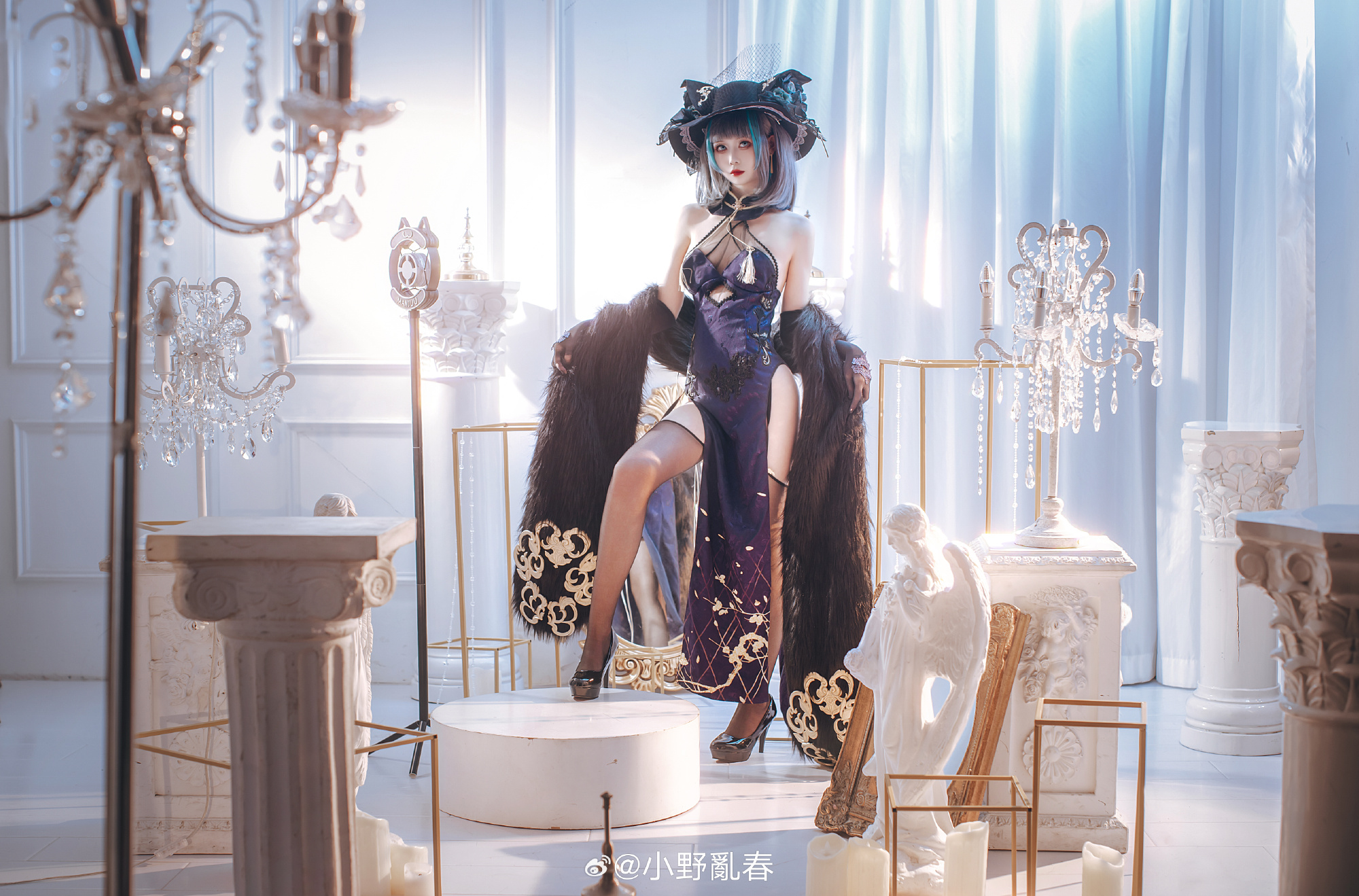 碧蓝航线 音乐绚烂CaitSith 柴郡 @小野亂春 COSPLAY-第7张