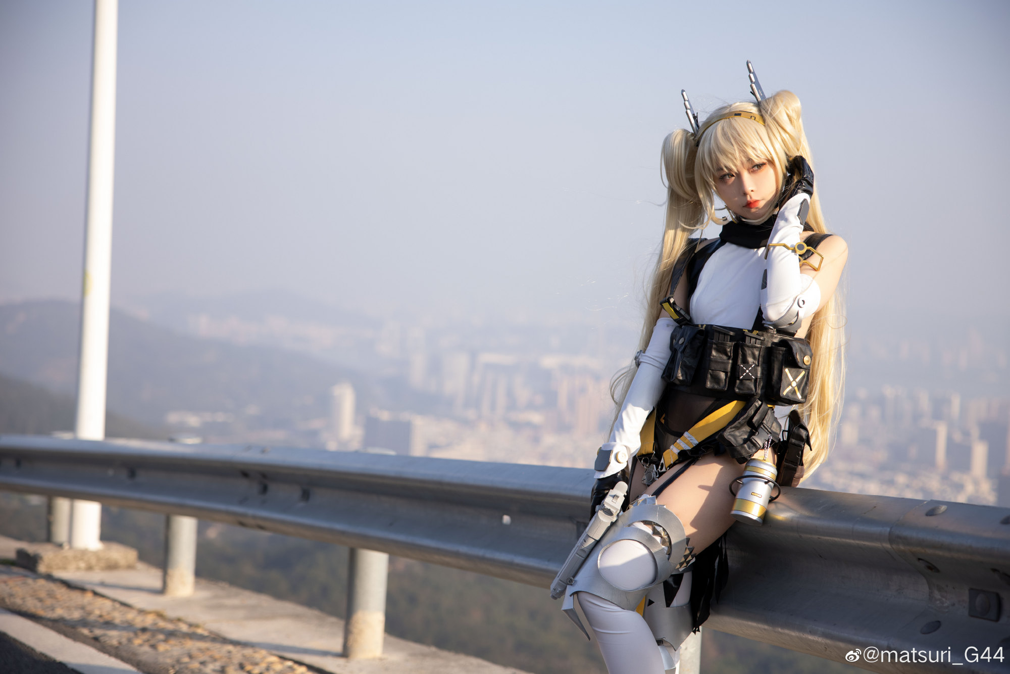 【COS】少女前线  沙鹰-苍穹的迦楼罗@matsuri_G44 COSPLAY-第3张