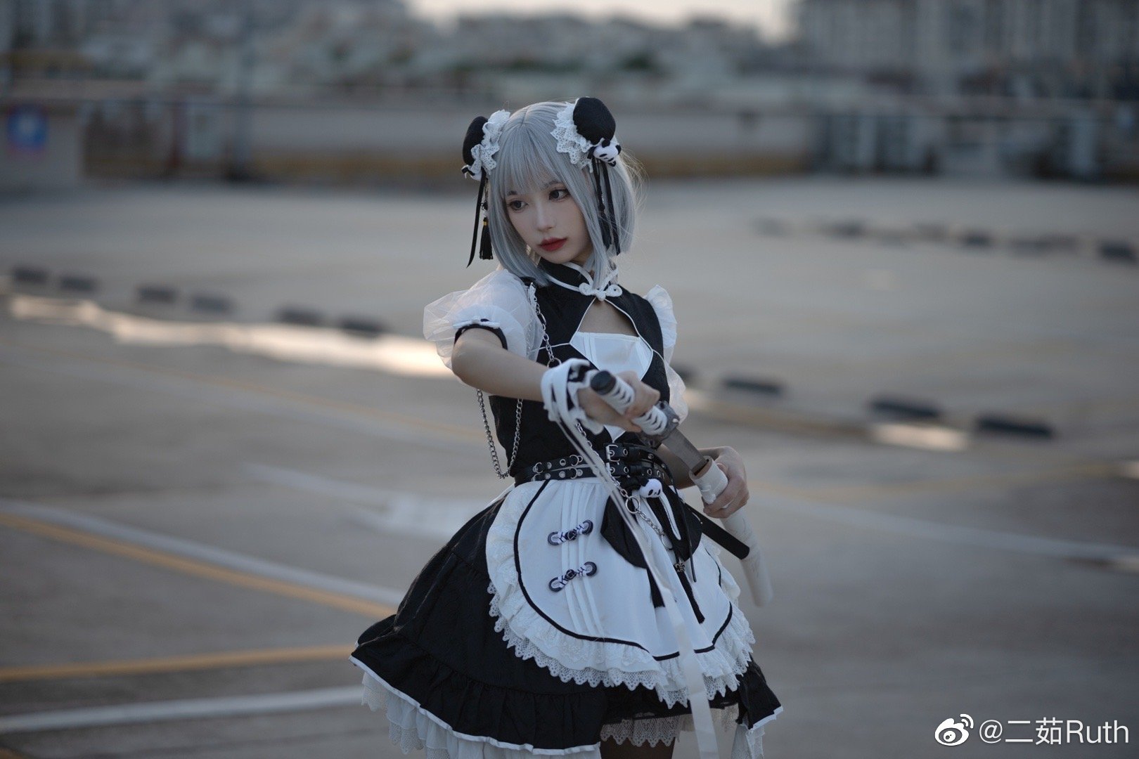 图片[3]-lolita装扮 从黄昏拍到天黑@二茹Ruth-米哈社