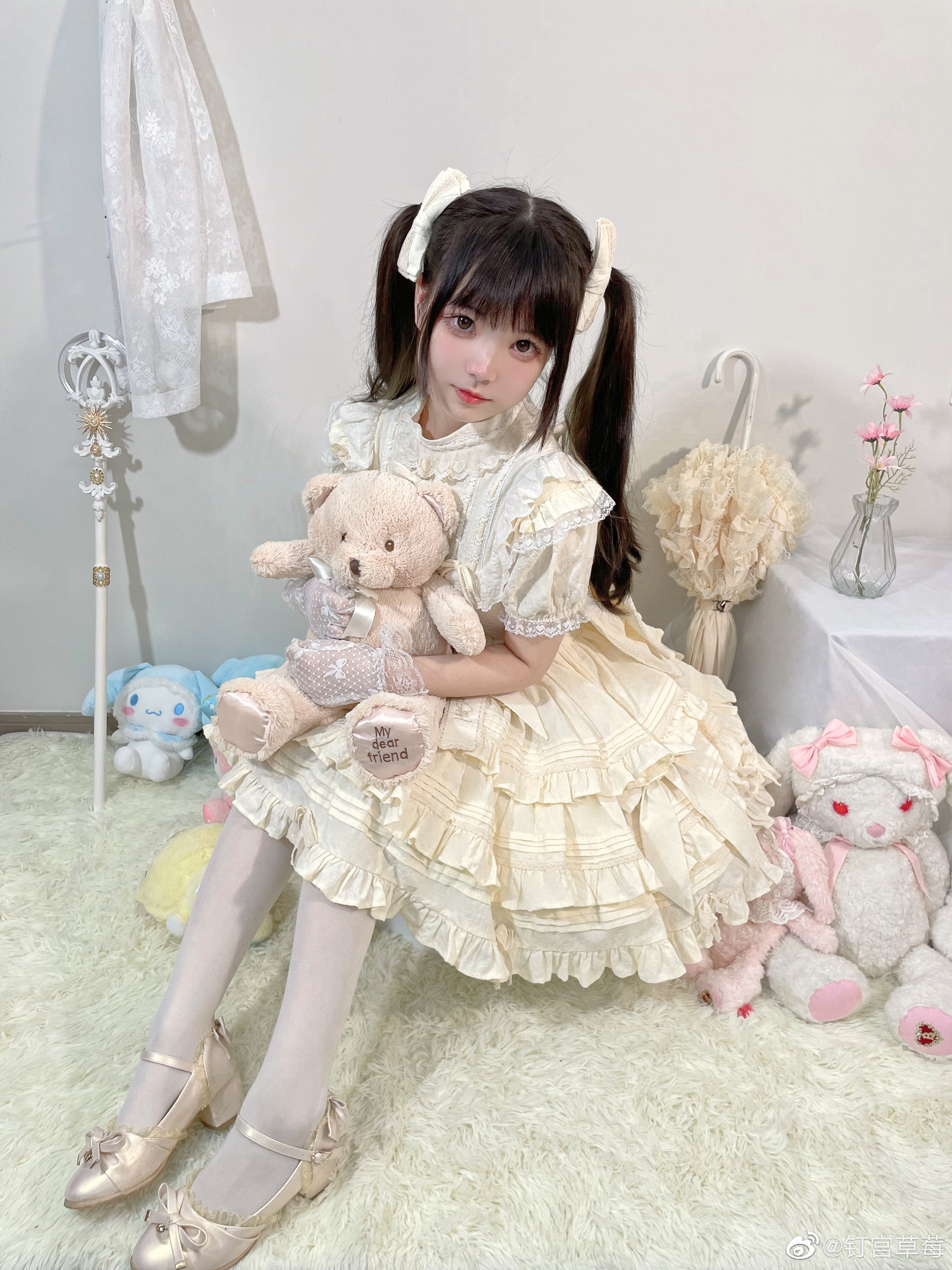 图片[3]-lolita日常 发现了吗 我的背后是五角星哦！@钉宫草莓-米哈社