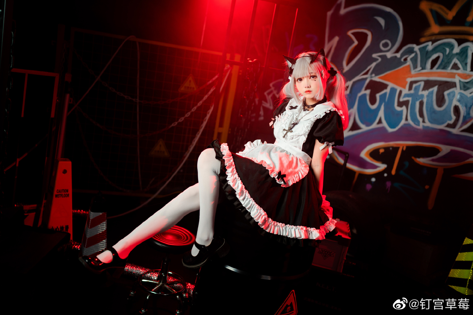 🖤战斗女仆，随时为主人待命！@钉宫草莓 COSPLAY-第9张