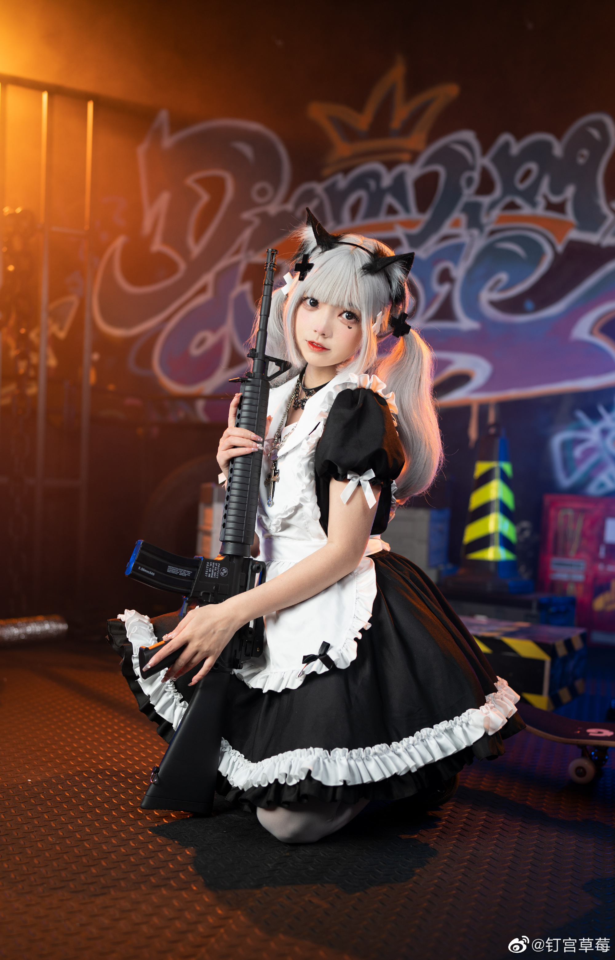 🖤战斗女仆，随时为主人待命！@钉宫草莓 COSPLAY-第10张