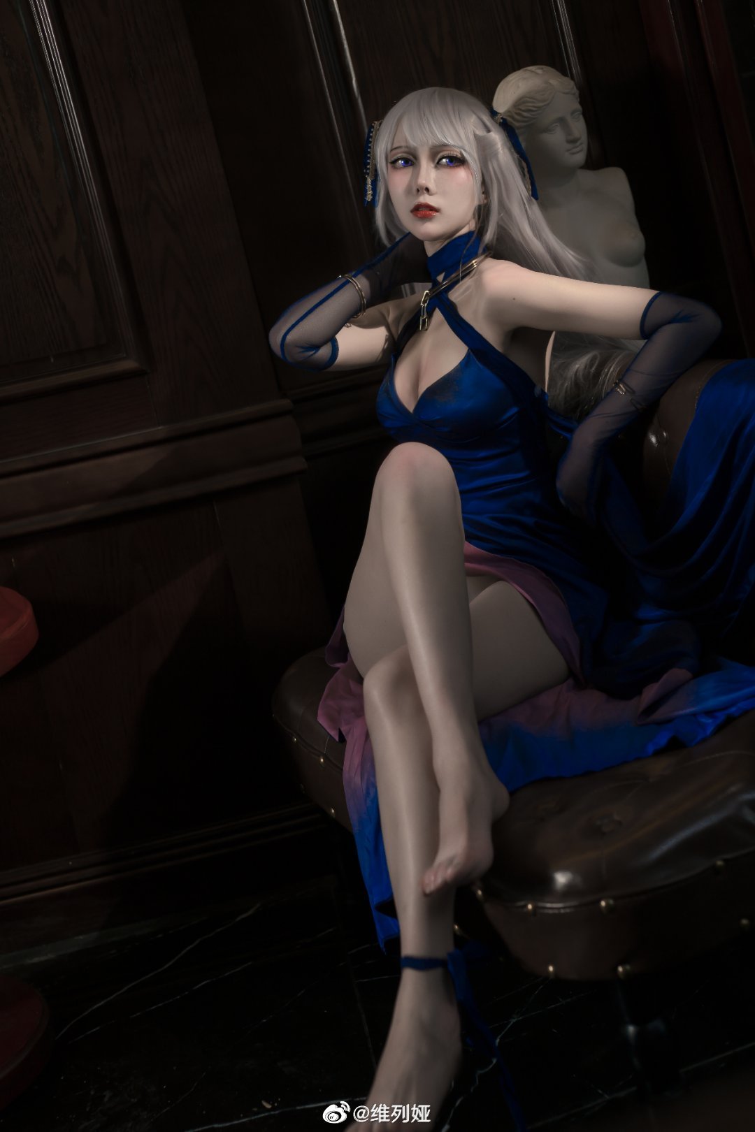【COS】优雅而高贵的从者 碧蓝航线 贝尔法斯特@维列娅 COSPLAY-第6张