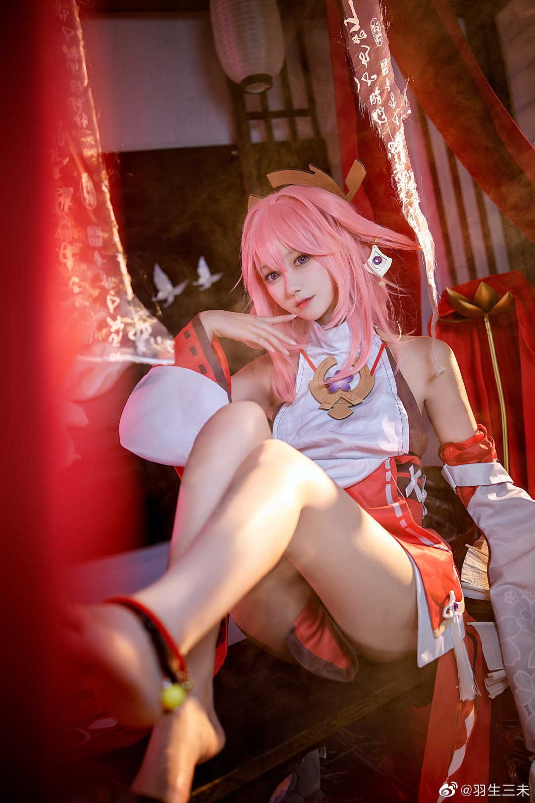 [COS]原神 GAME 八重神子@羽生三未 COSPLAY-第7张