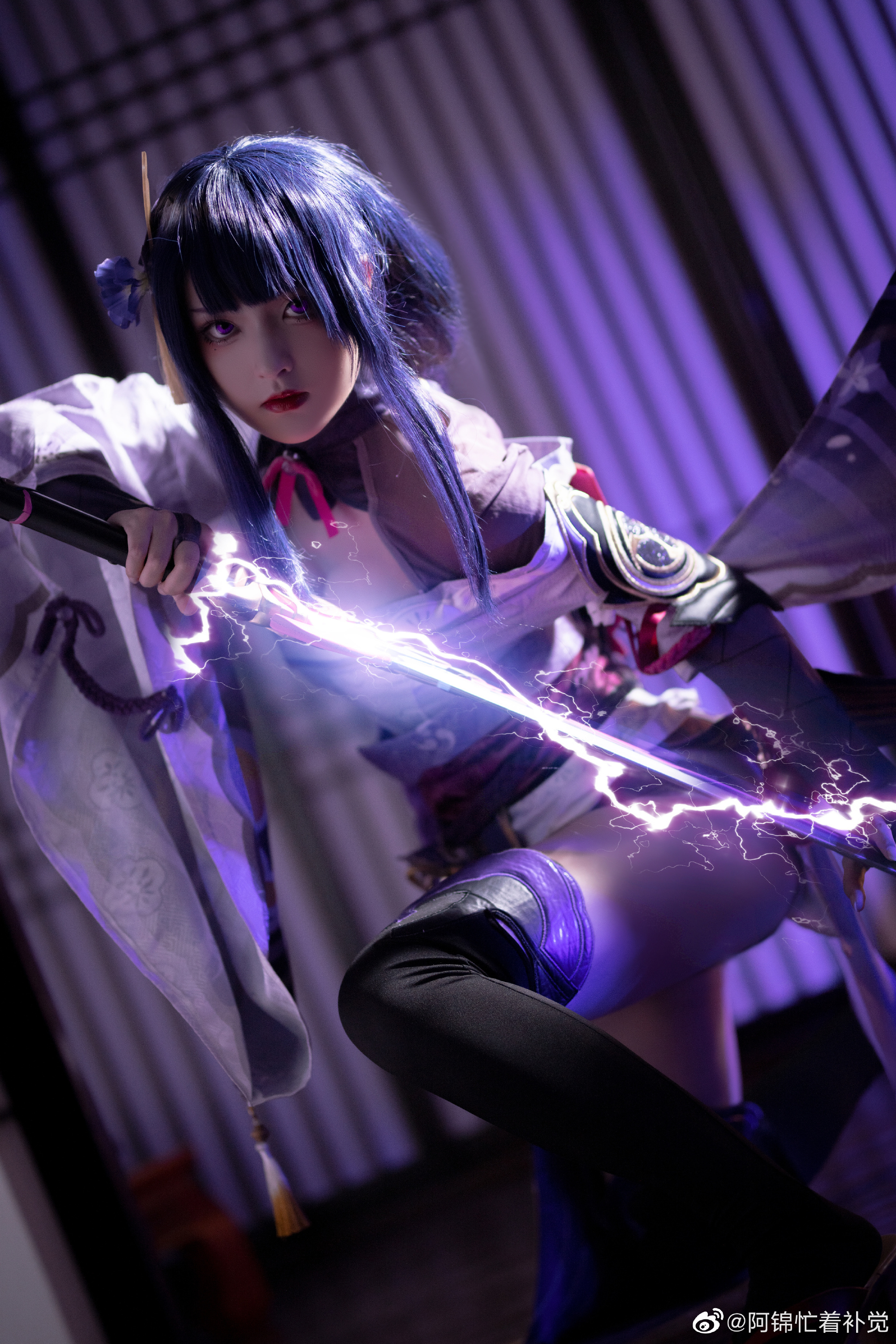 雷鸣闪电一瞬即逝 原神 雷电将军@阿锦忙着补觉 COSPLAY-第8张