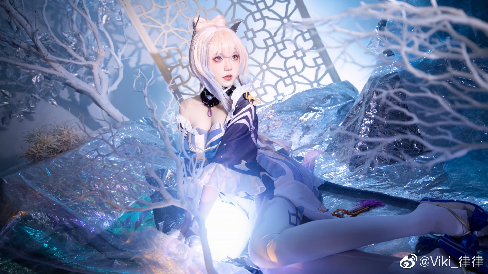 【COS】原神 珊瑚宫心海cos 大家都抽到心海了吗@Viki_律律 COSPLAY-第6张
