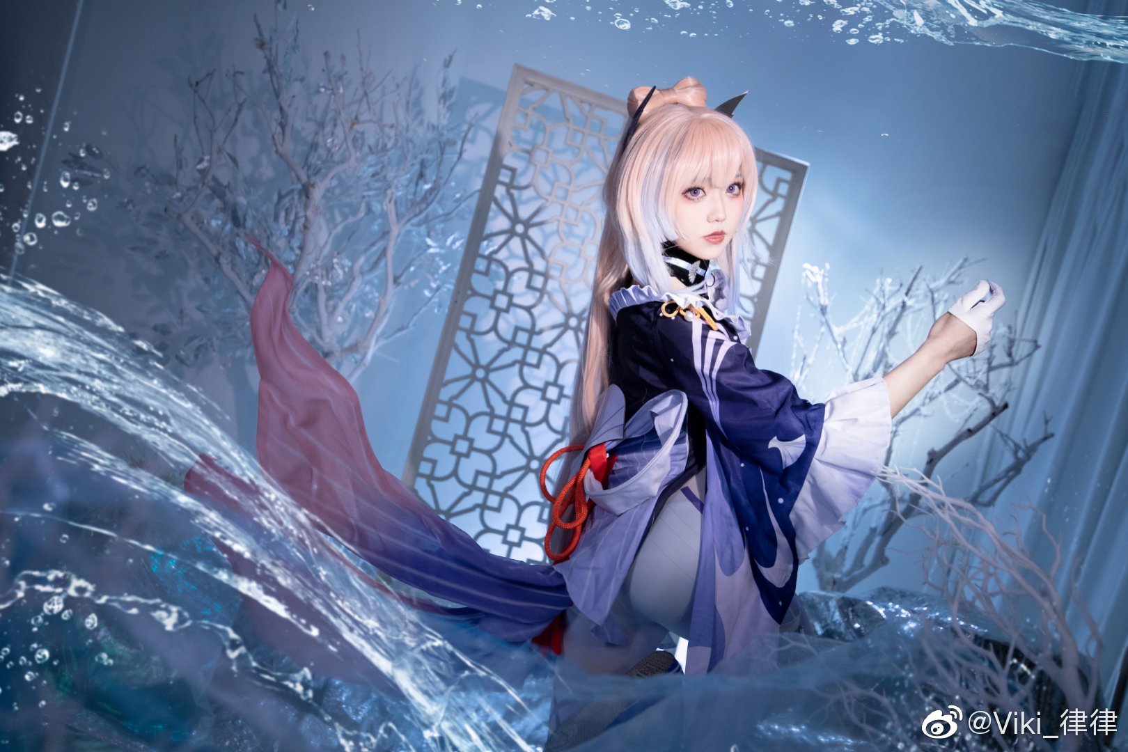 【COS】原神 珊瑚宫心海cos 大家都抽到心海了吗@Viki_律律 COSPLAY-第9张