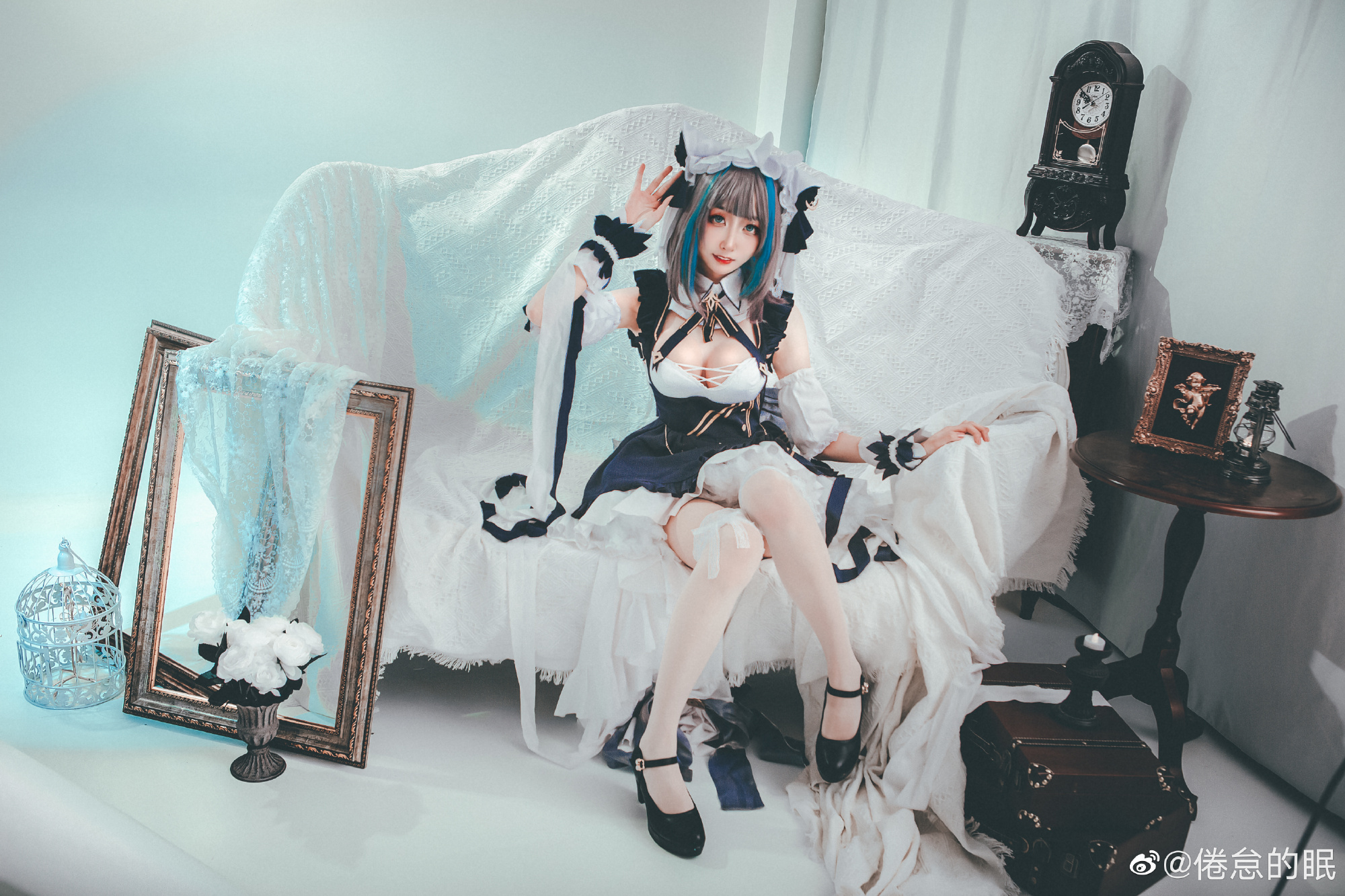 【COS】嗯哼？親愛的，在想什麼呢？嘻嘻，想法都寫在臉上了哦~? 碧蓝航线 柴郡cos@倦怠的眠 COSPLAY-第2张