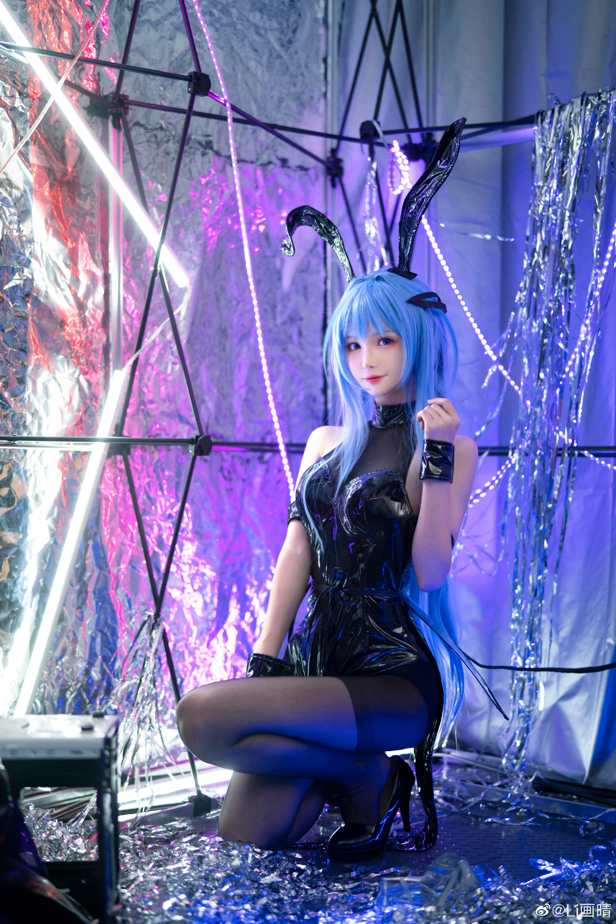 【COS】碧蓝航线花园 兔女郎@Li画晴 COSPLAY-第4张