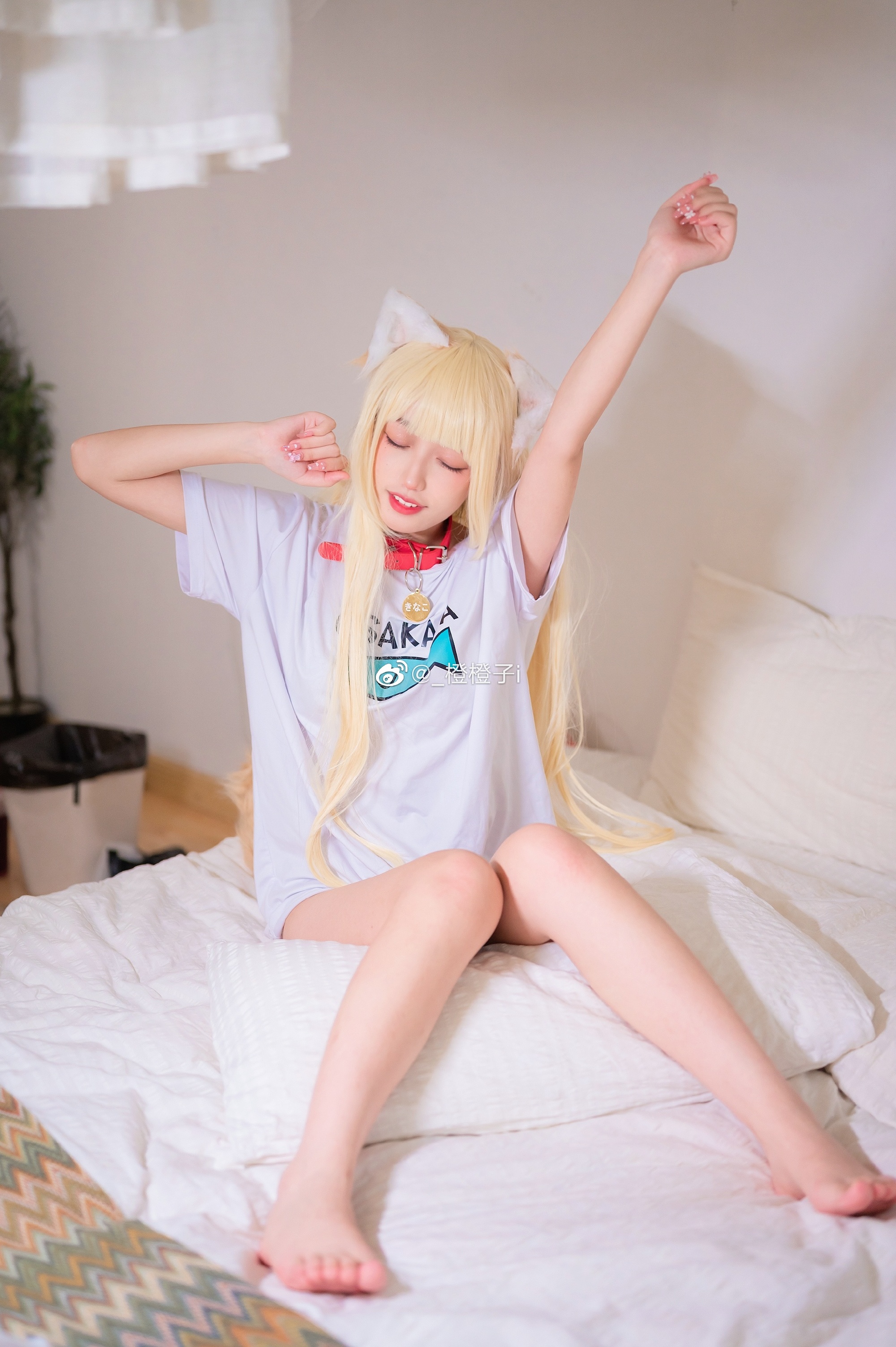 【COS】睡了美美的一觉——干嘛突然把我叫醒啦！！40原 黄豆粉@_橙橙子i COSPLAY-第2张