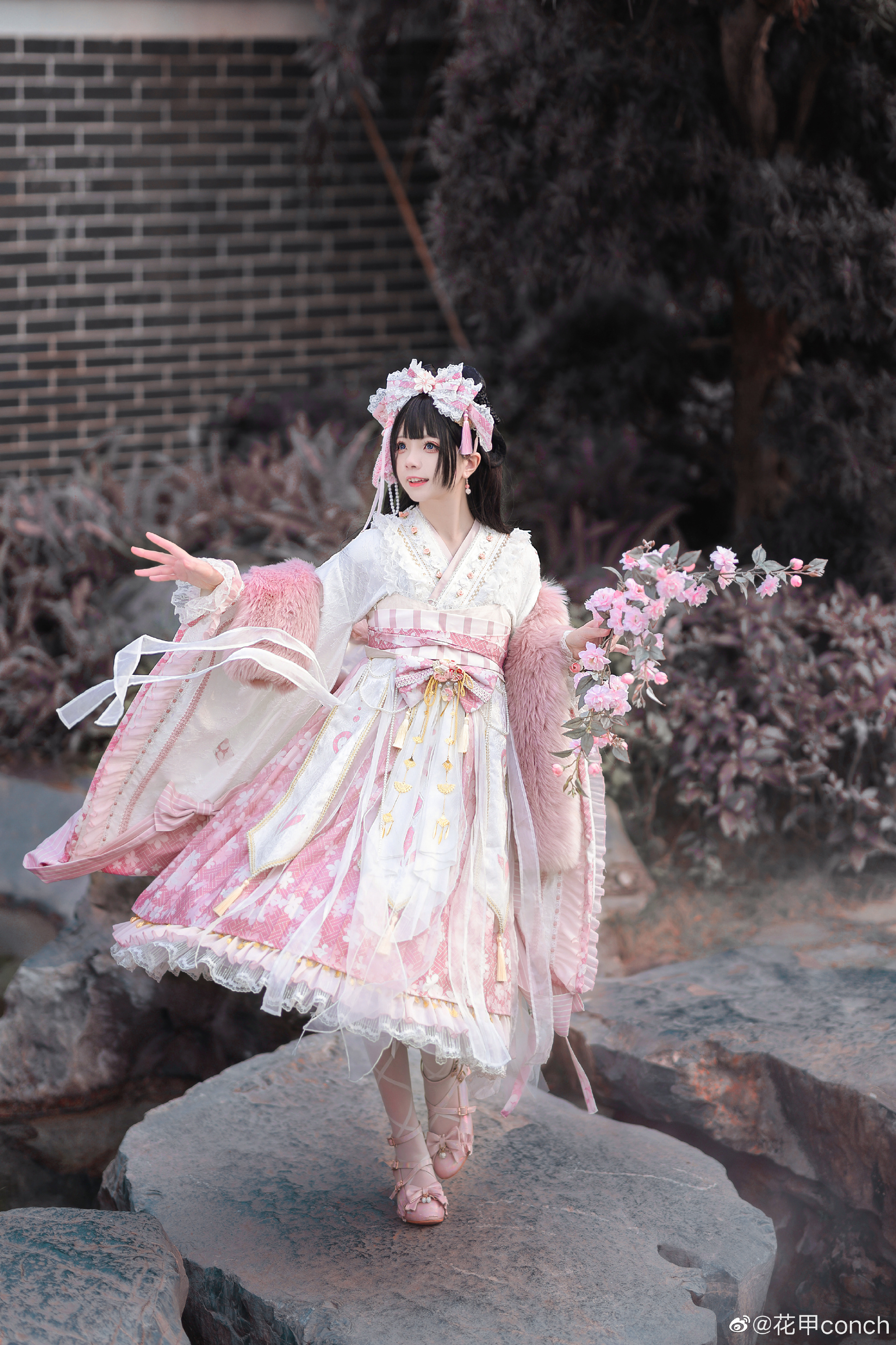 图片[3]-【lolita装扮】稻荷恋@花甲conch-米哈社