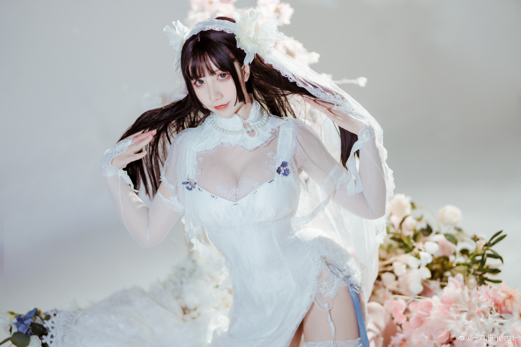 【COS】少女前线  95式婚纱@-九曲jean- COSPLAY-第6张