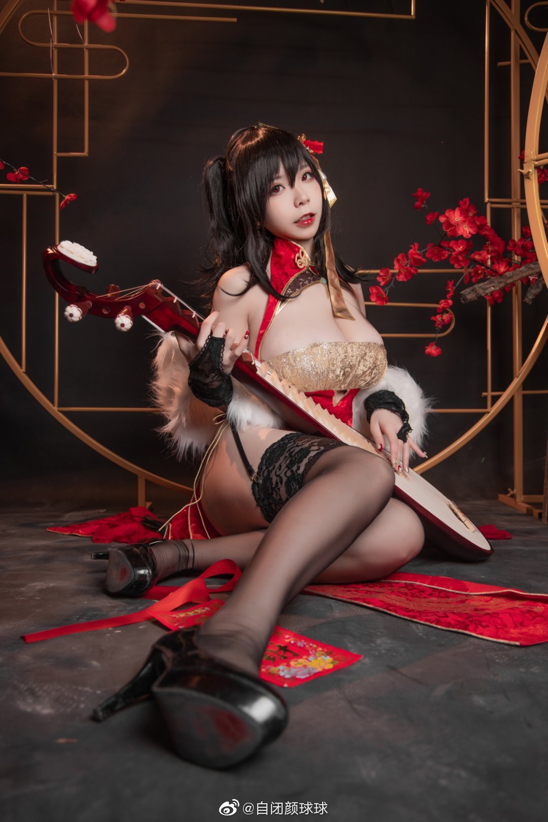 【COS正片】呼呼…只要指挥官大人的视线能在大凤身上多停留一会... 碧蓝航线 大凤@自闭颜球球 COSPLAY-第2张