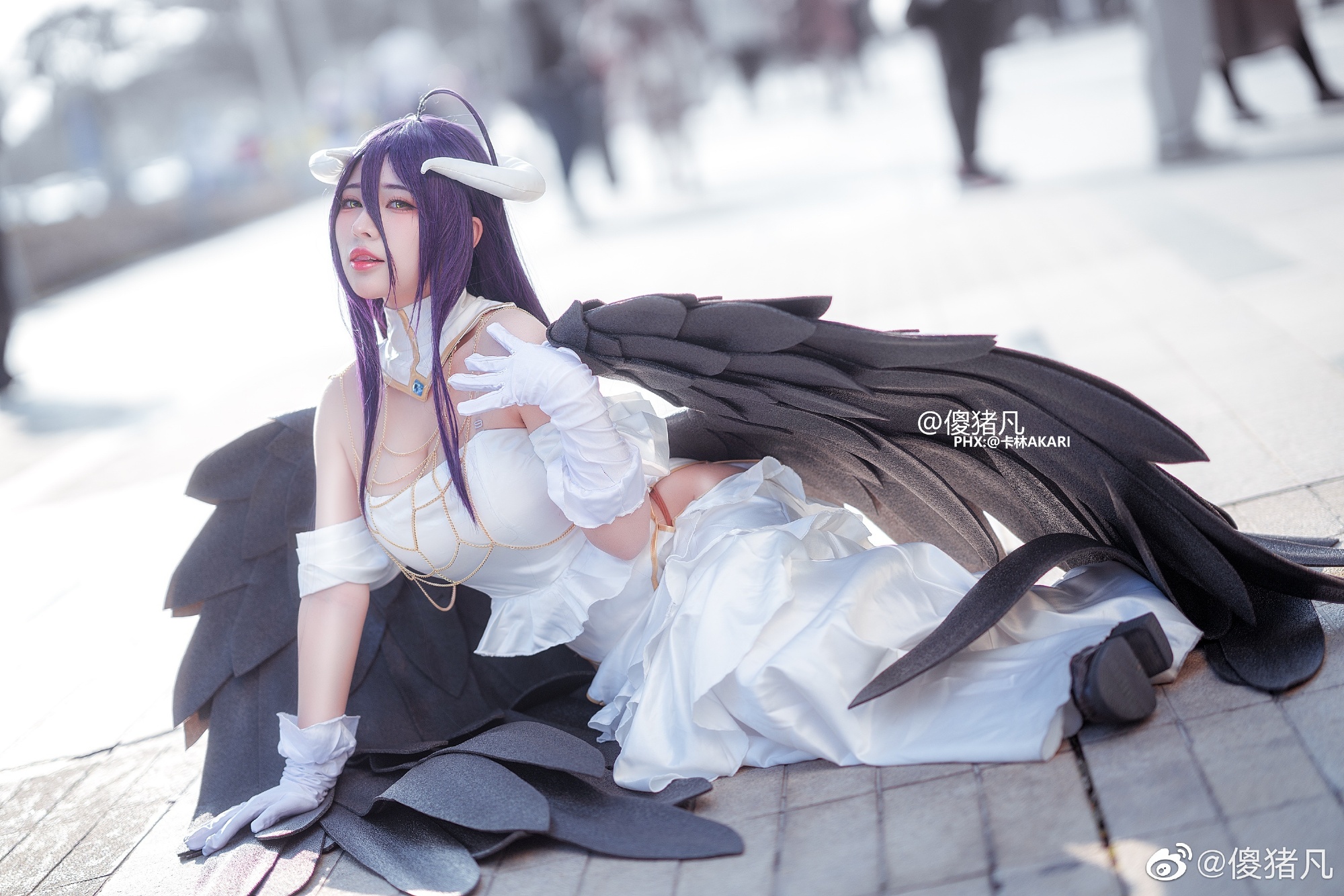【COS正片】  安兹大人～ Overlord 雅儿贝德@傻猪凡 COSPLAY-第4张