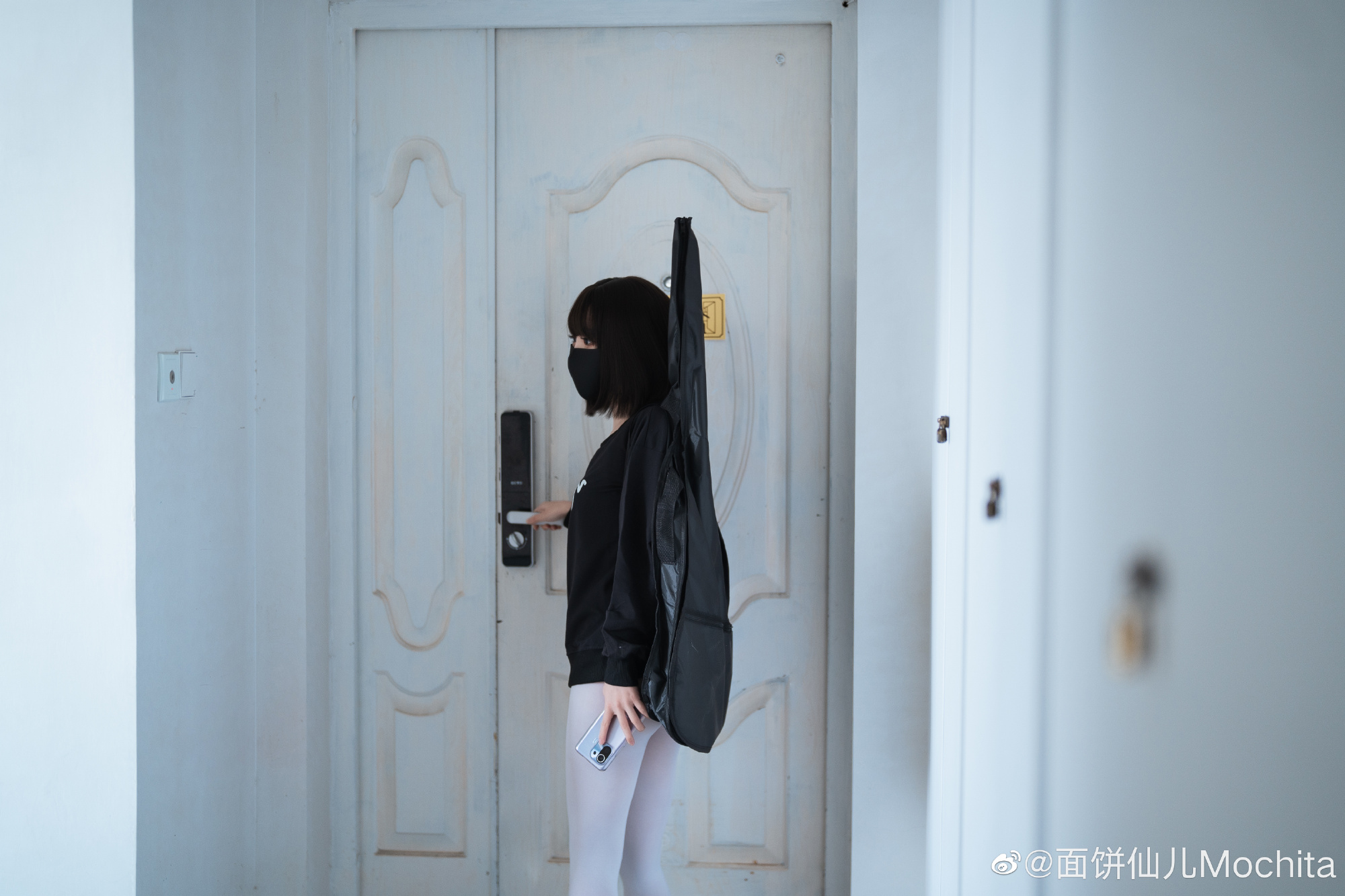 不好意思，这套大家久等啦 吉他妹妹@面饼仙儿Mochita-唯美女生