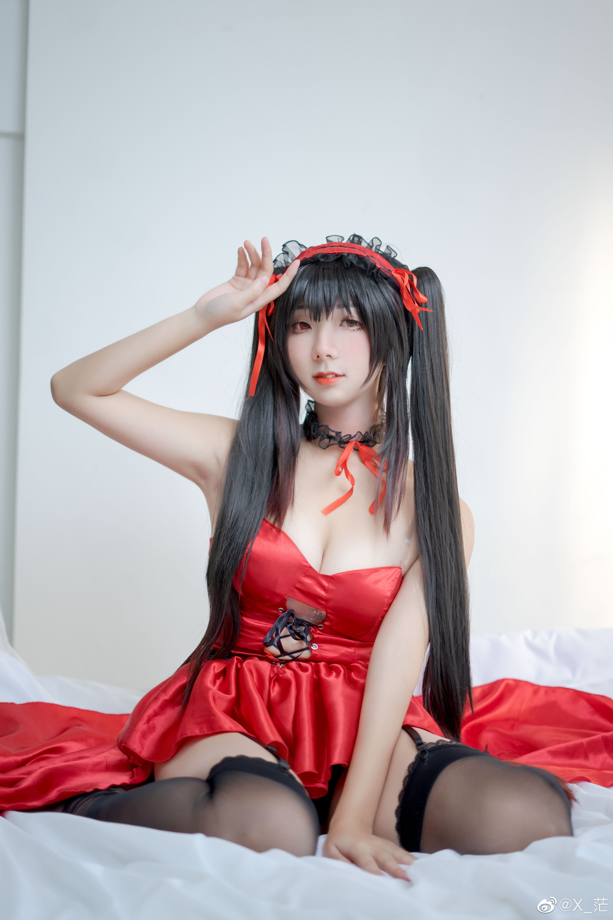 【COS】约会大作战 时崎狂三@mua叶子 COSPLAY-第1张